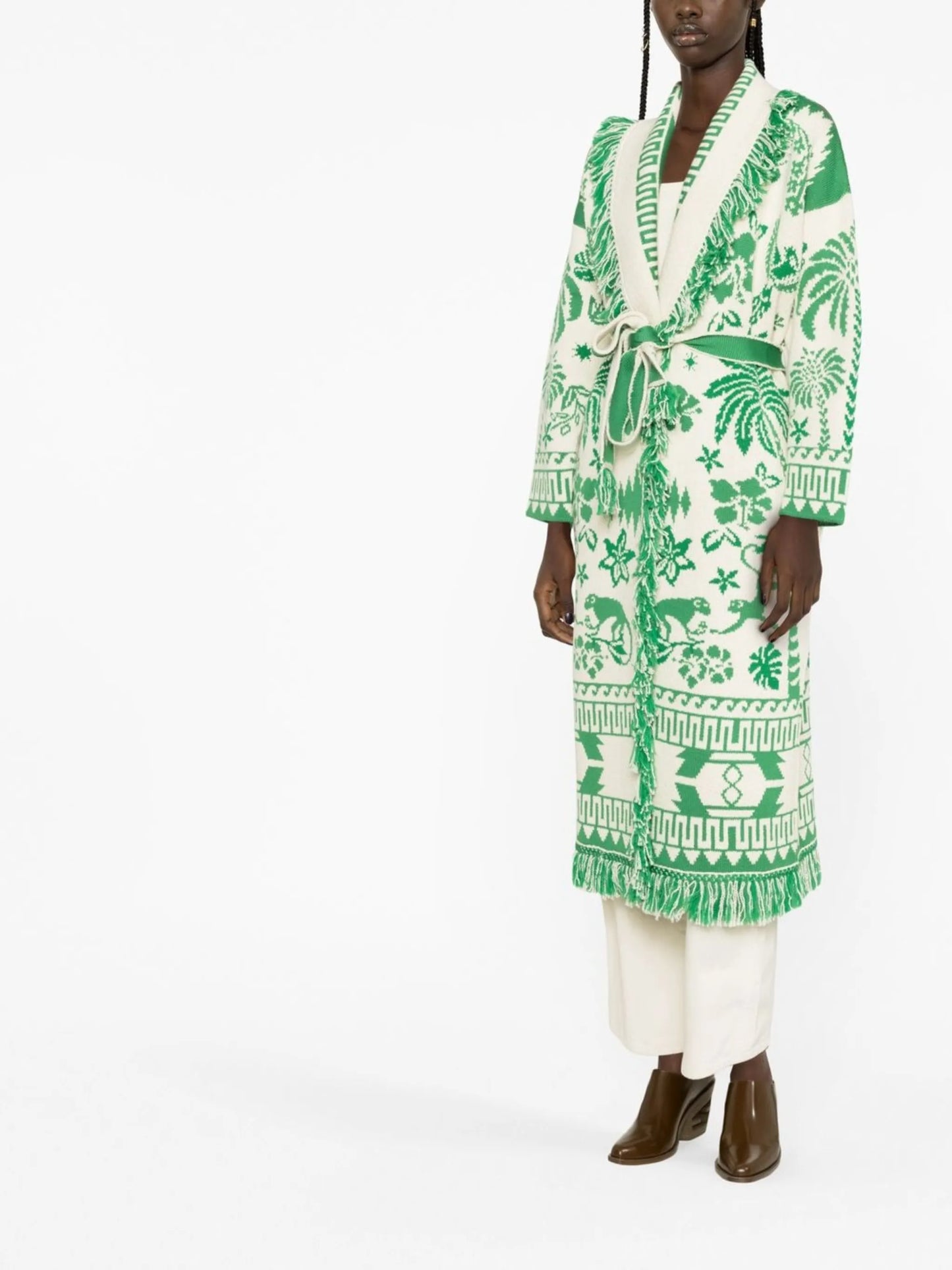 The Explosion of Nature virgin wool cardigan