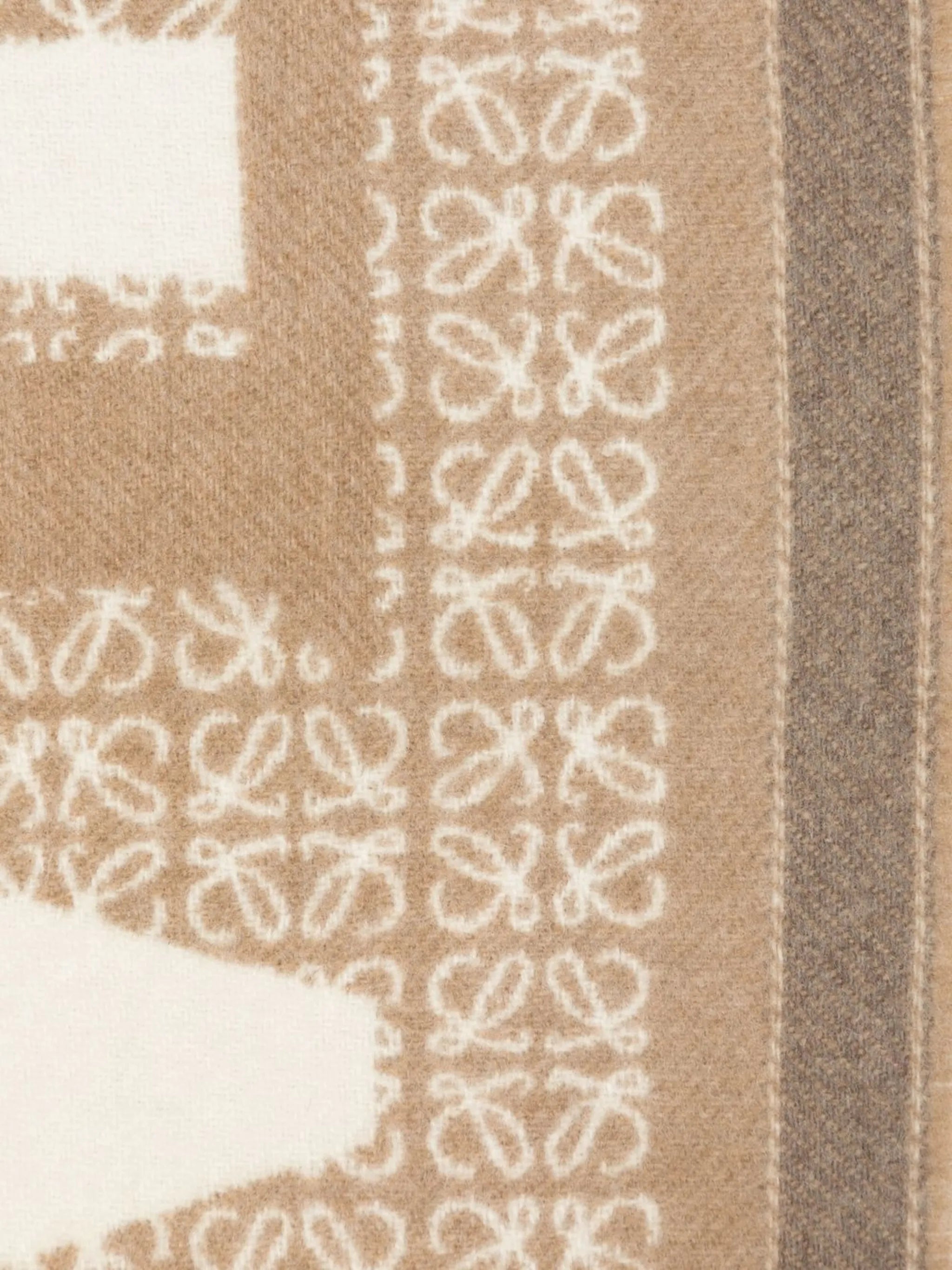 Anagram-print logo scarf