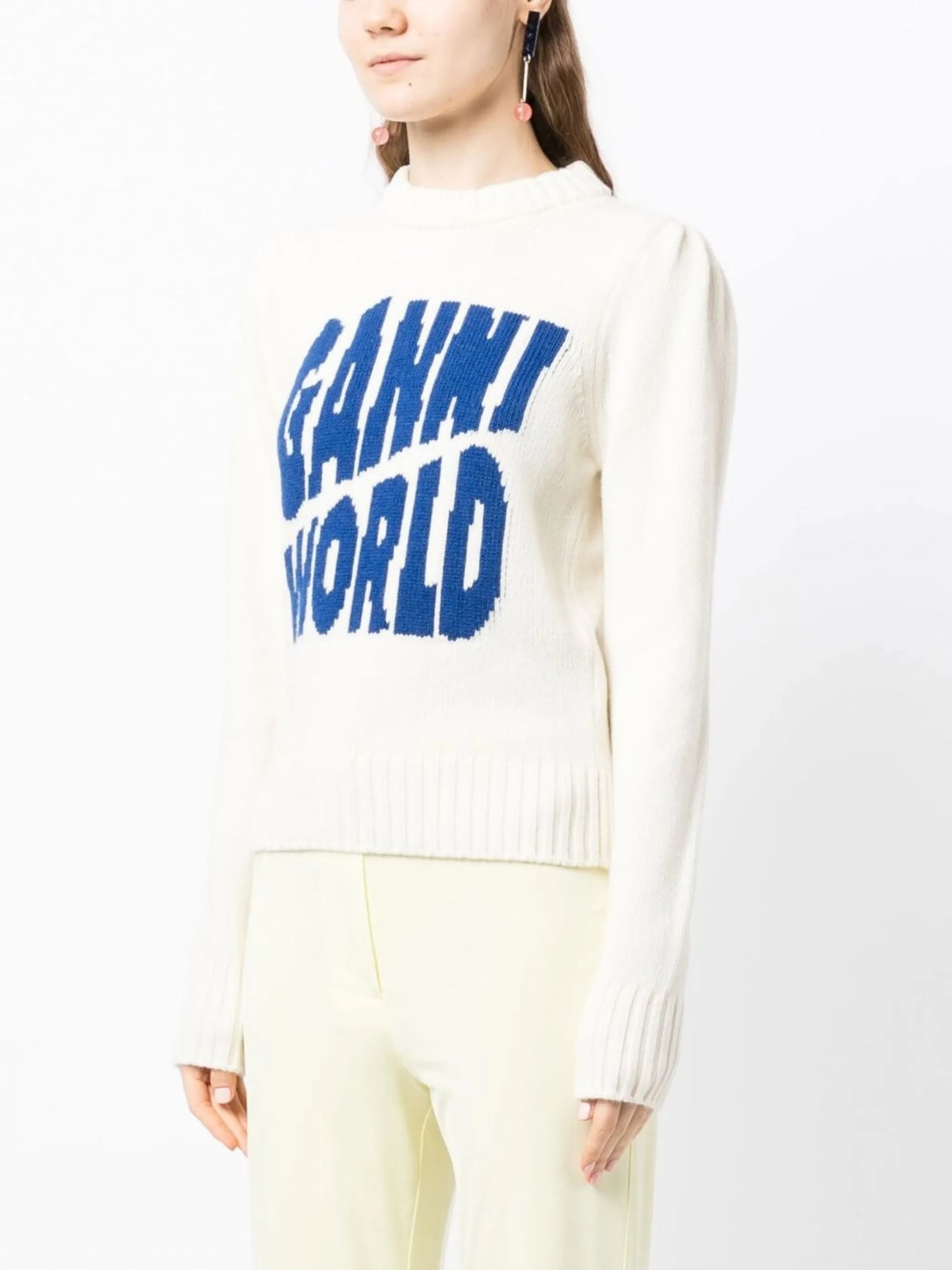 logo crew-neck jumper