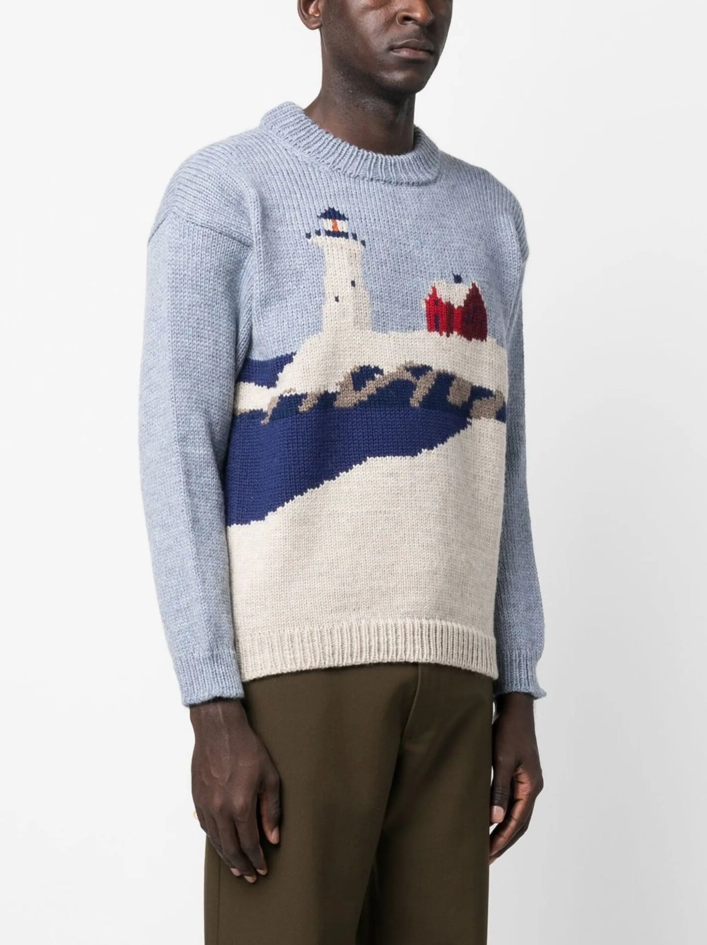 Highland Lighthouse wool jumper