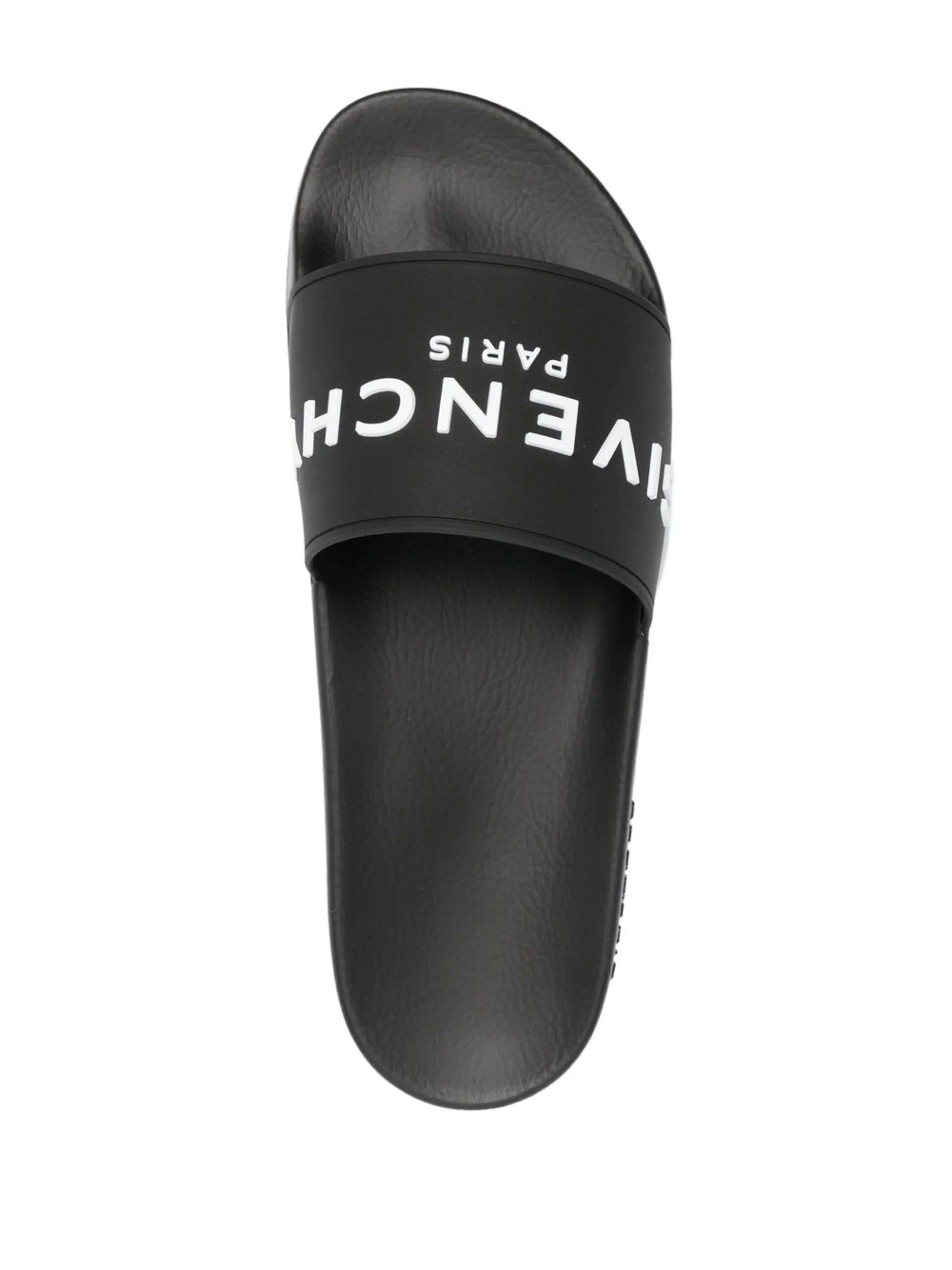 Black Logo-Print Pool Slides