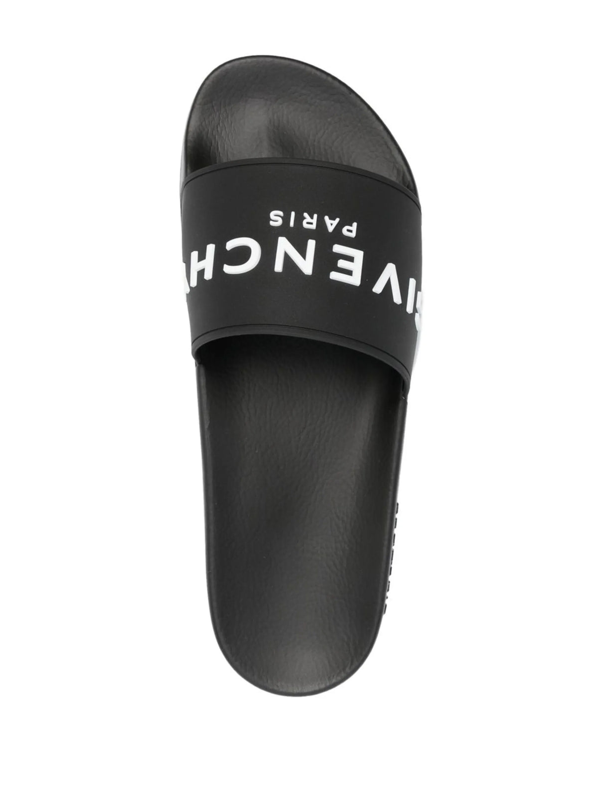 Black Logo-Print Pool Slides