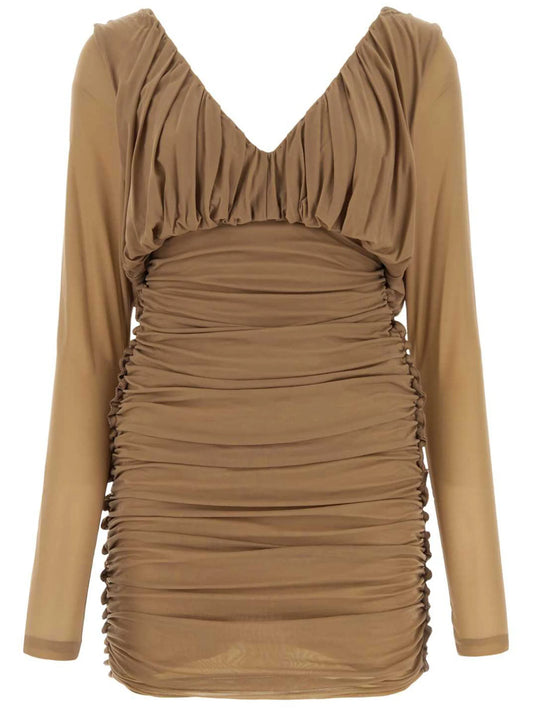 V-neck minidress