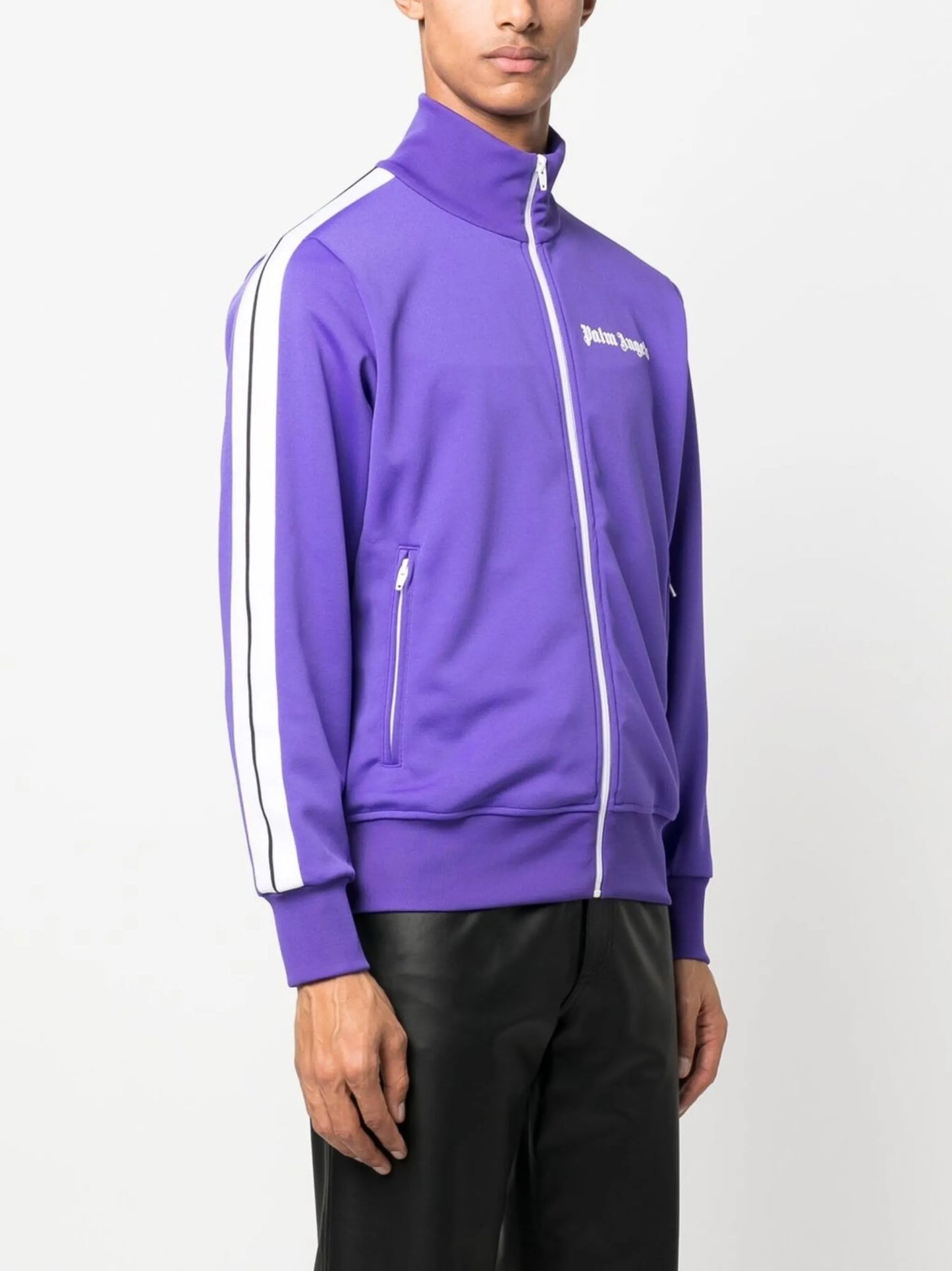 logo-print track jacket