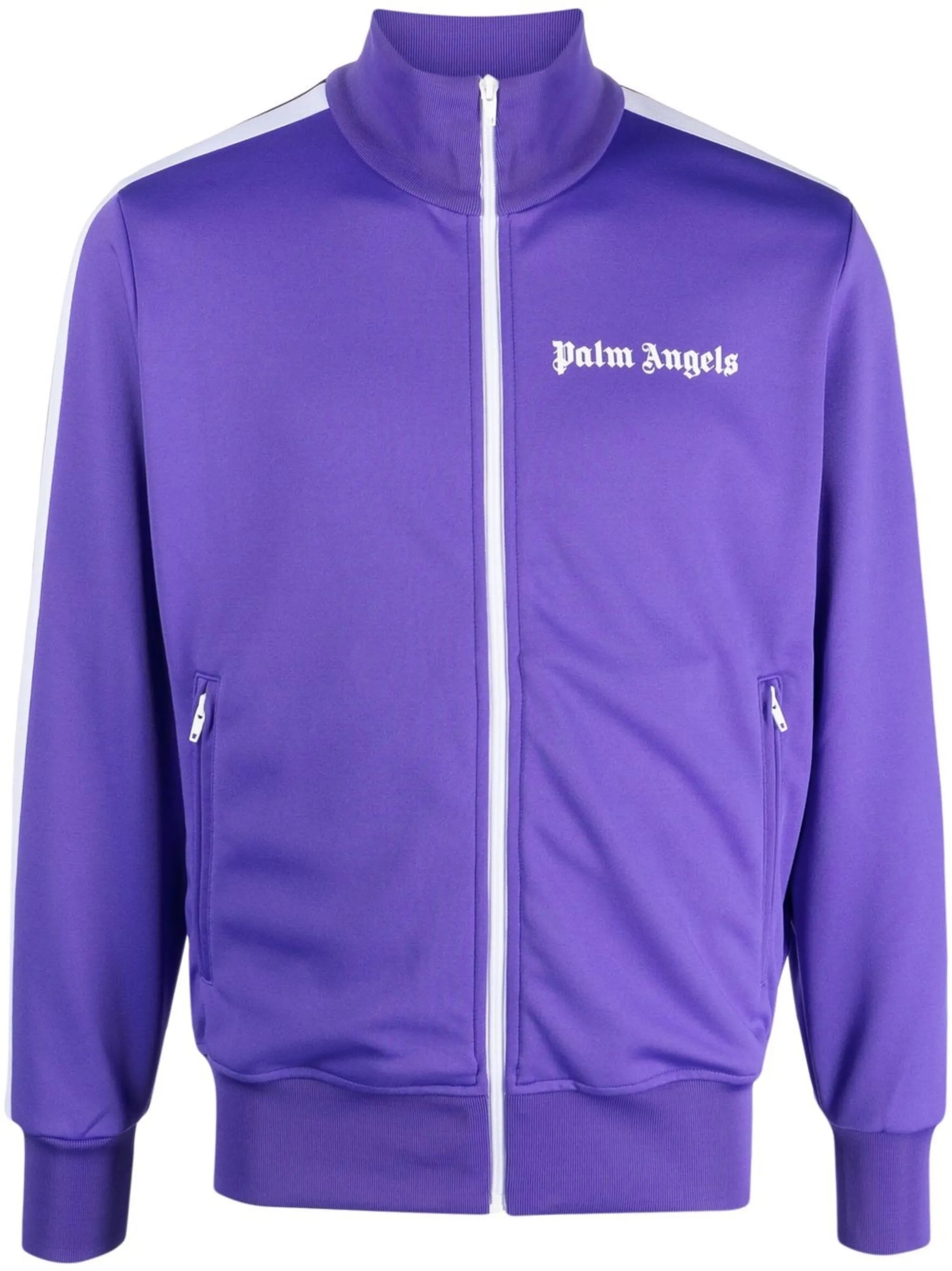 logo-print track jacket