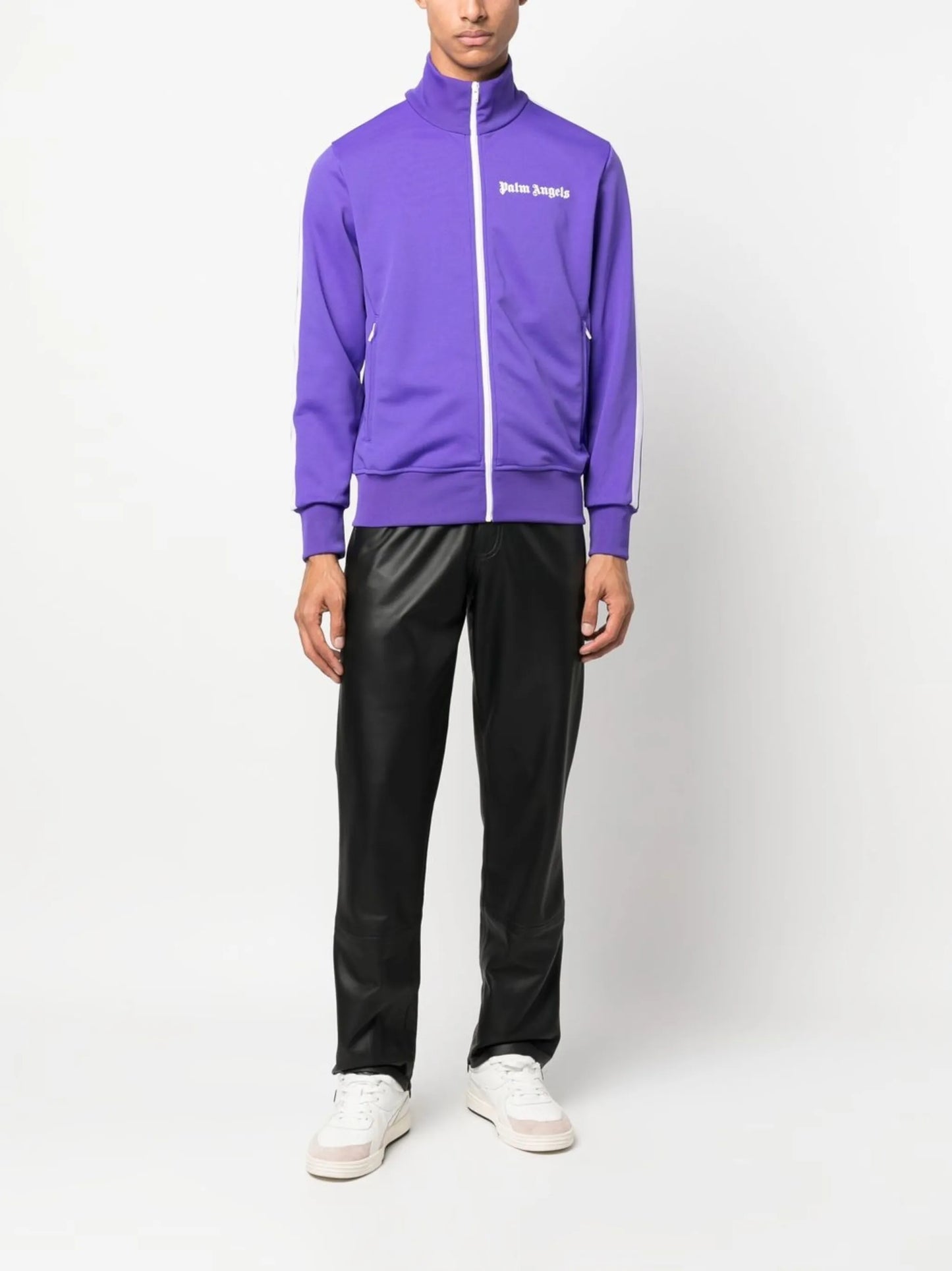 logo-print track jacket