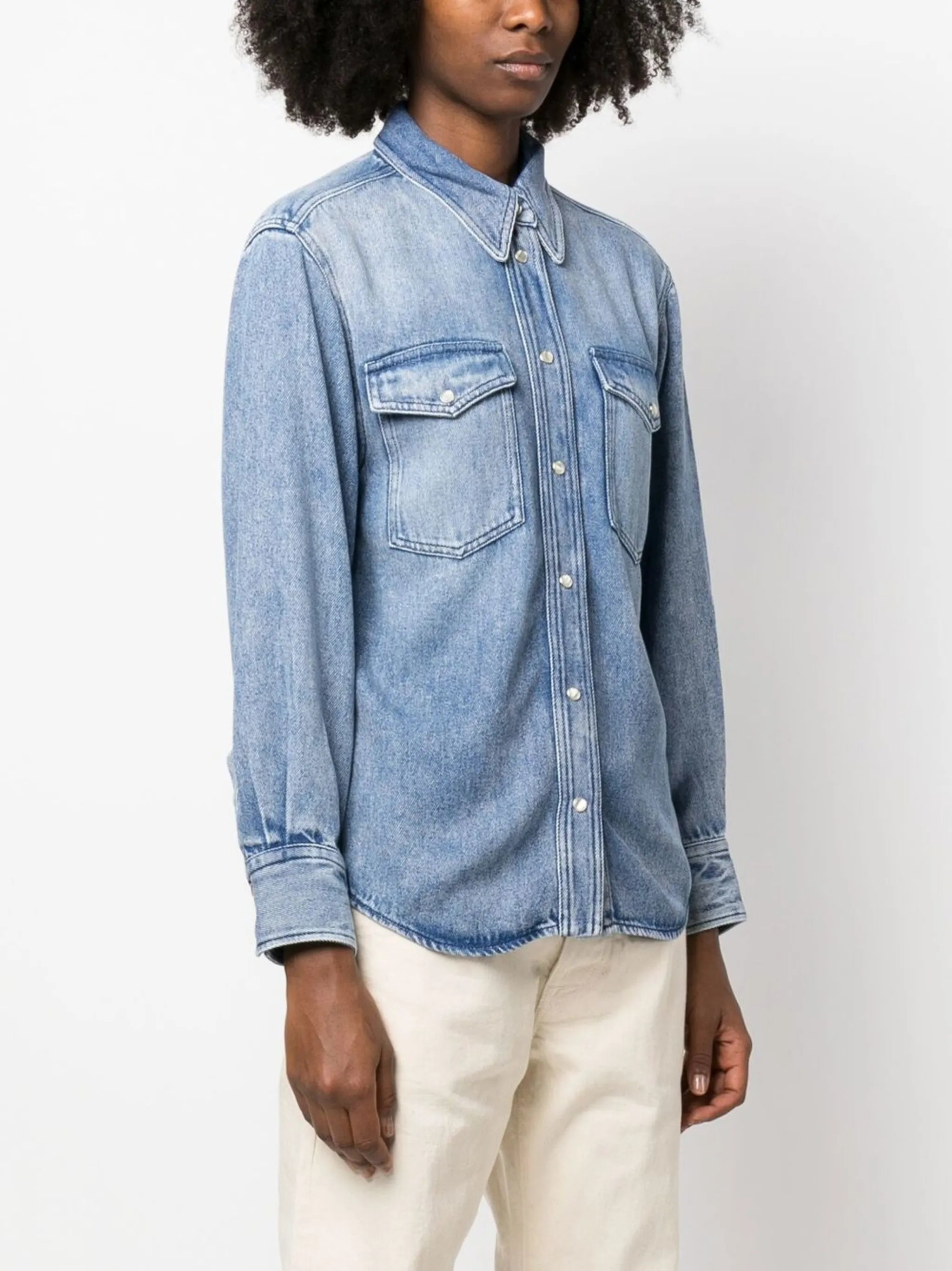 Tahis denim shirt