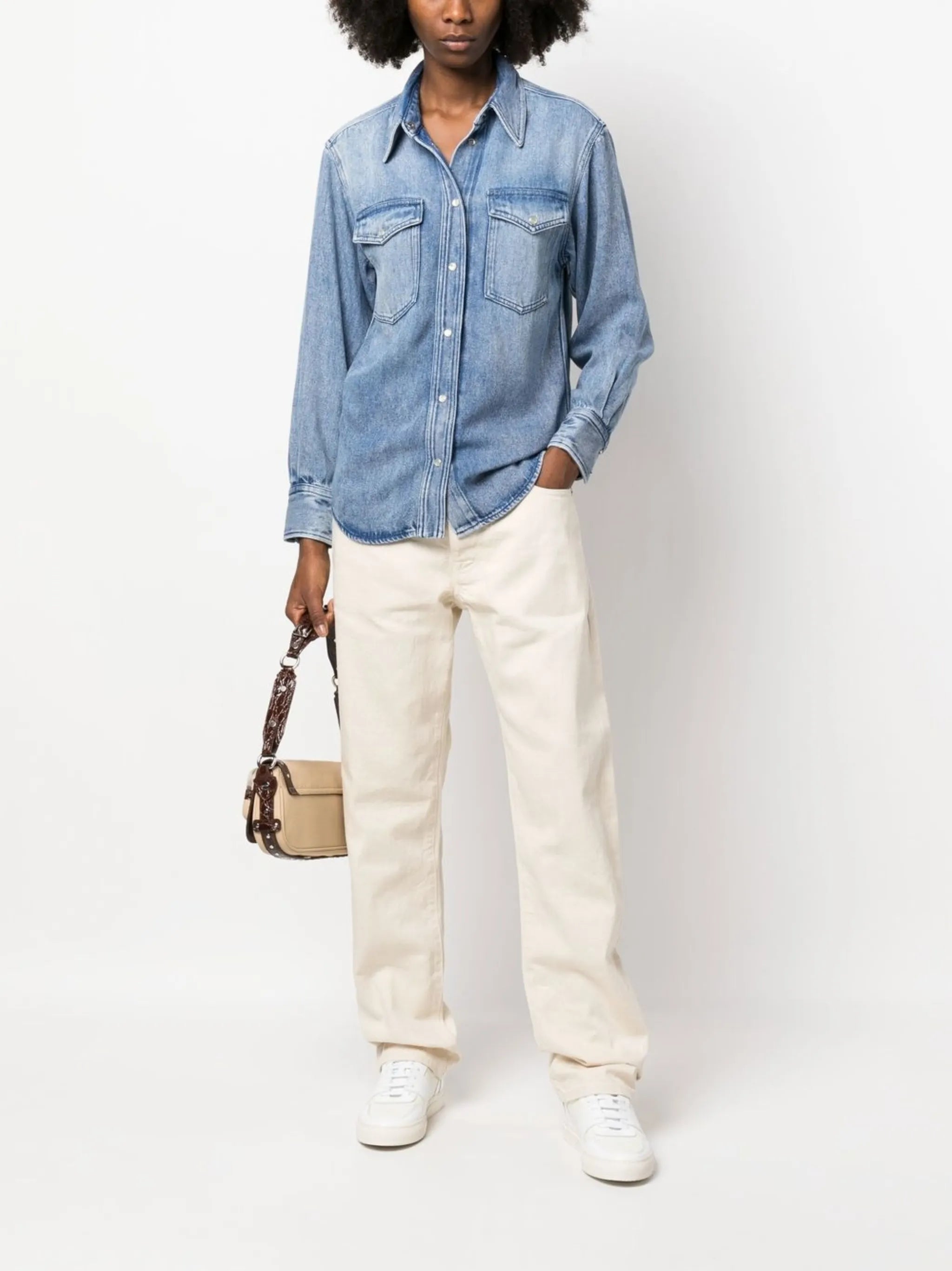 Tahis denim shirt