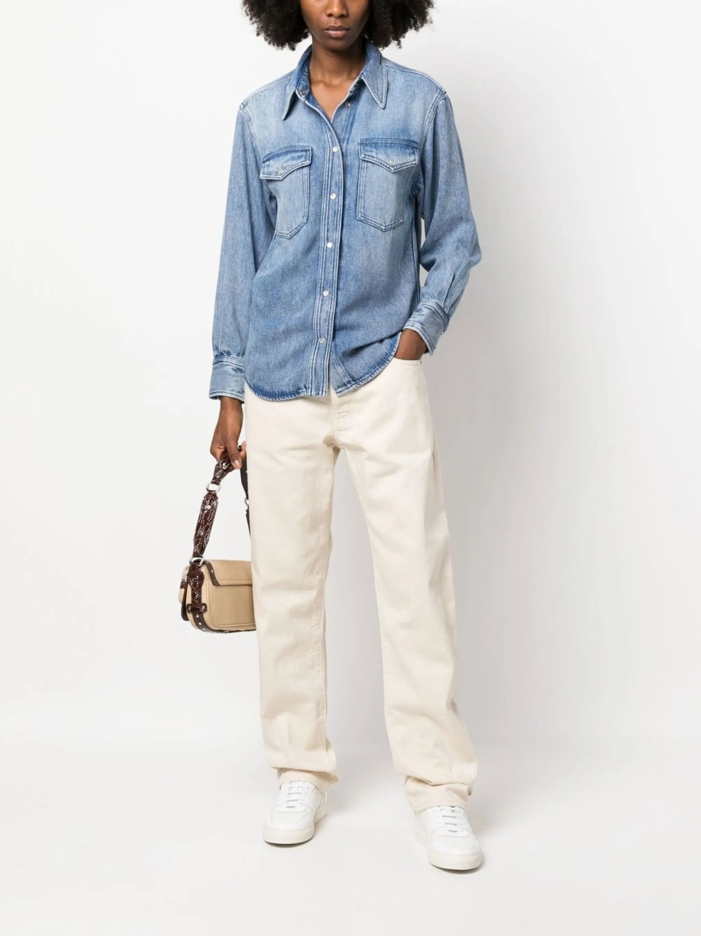 Tahis denim shirt
