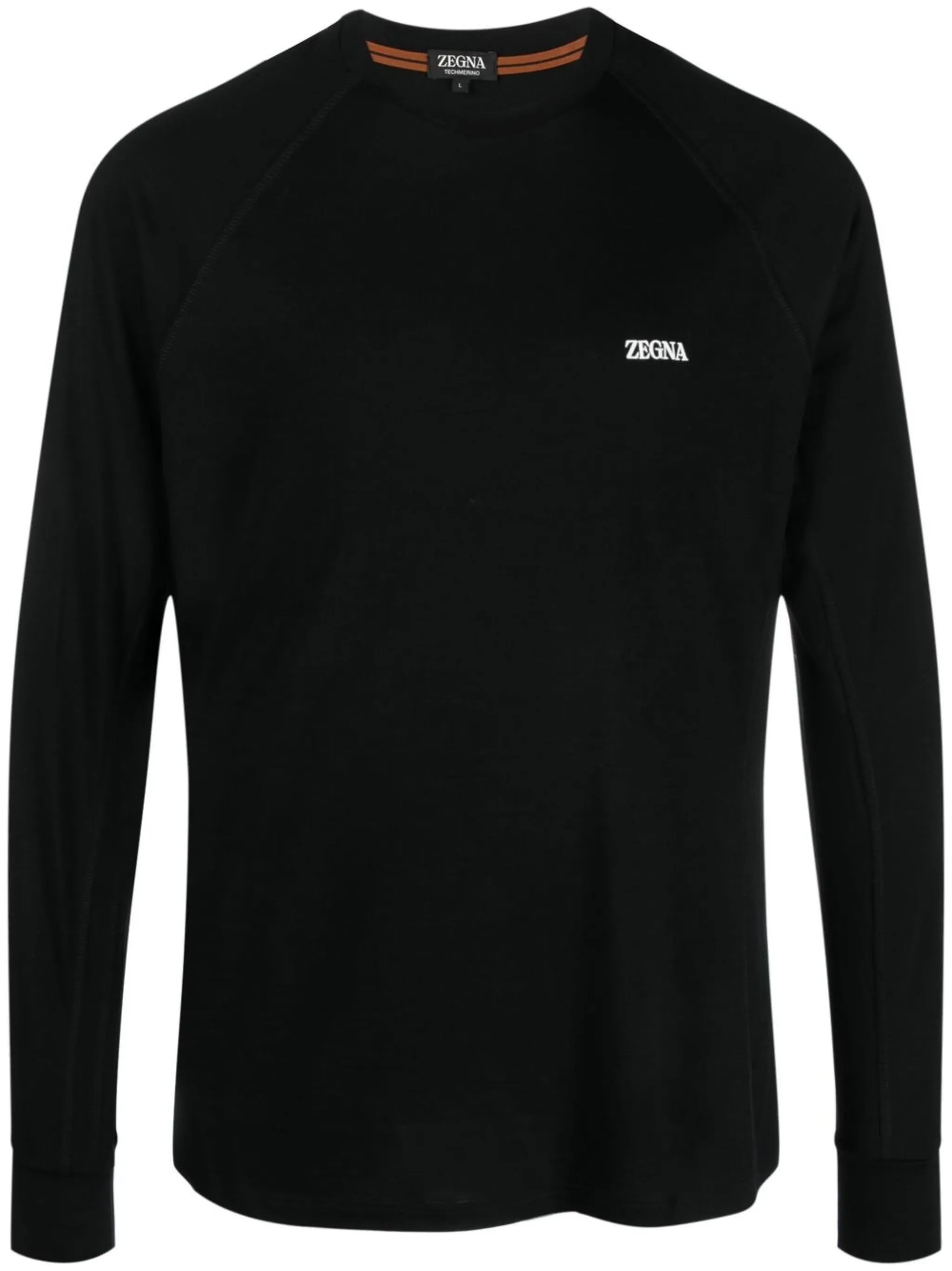 logo-print long-sleeved T-shirt