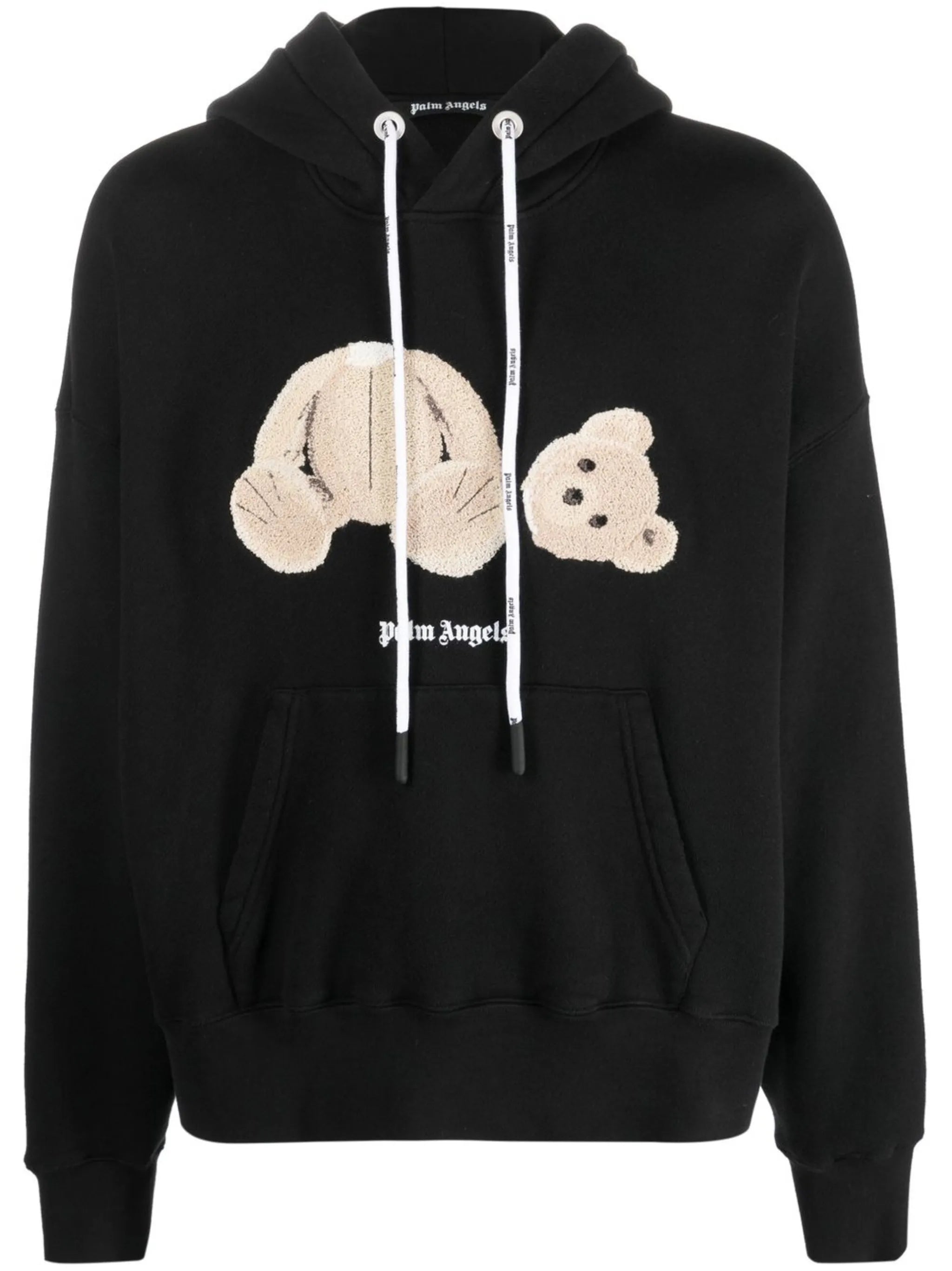 teddy bear print hoodie