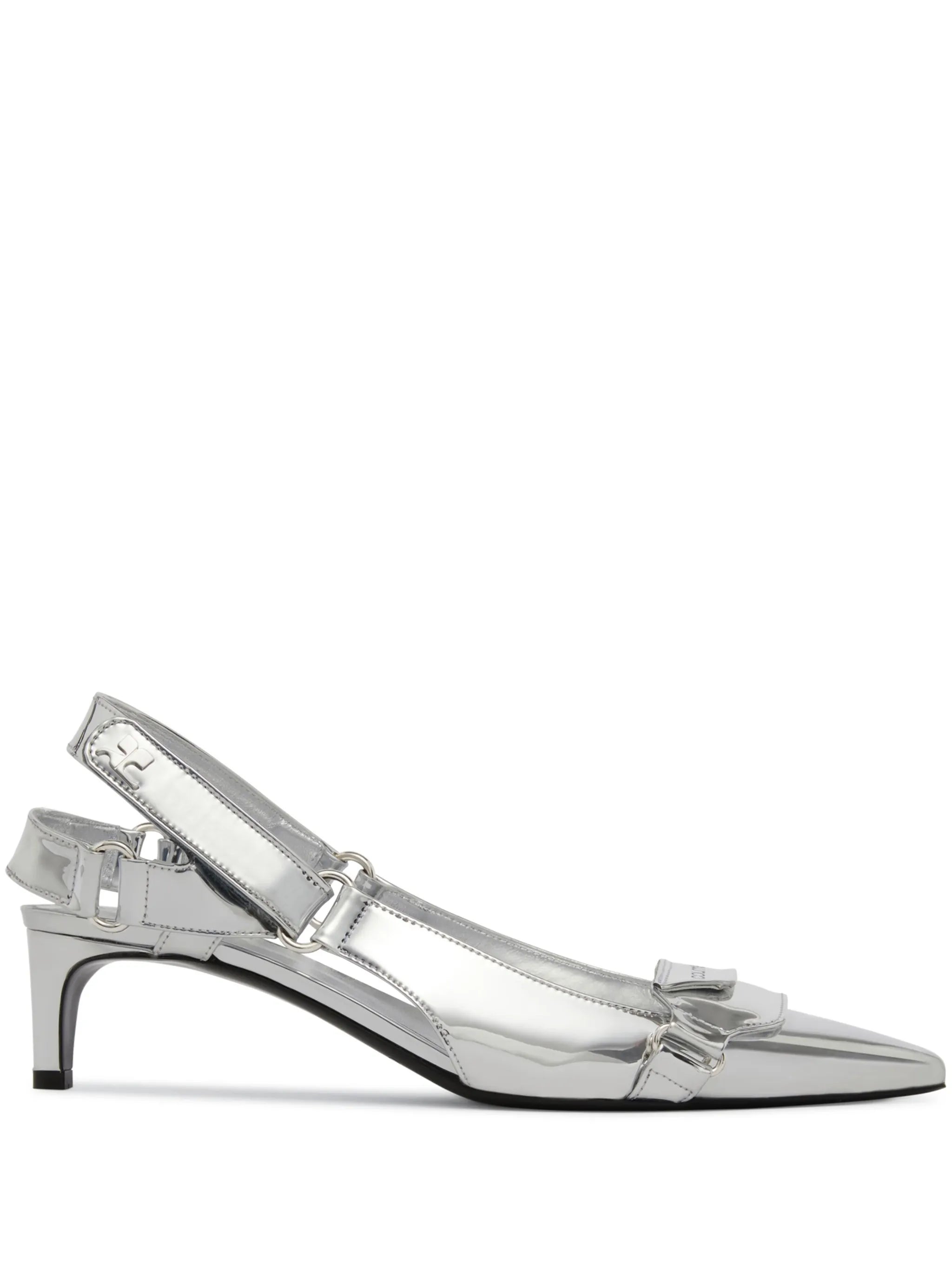 Racer 60mm mirrored pumps