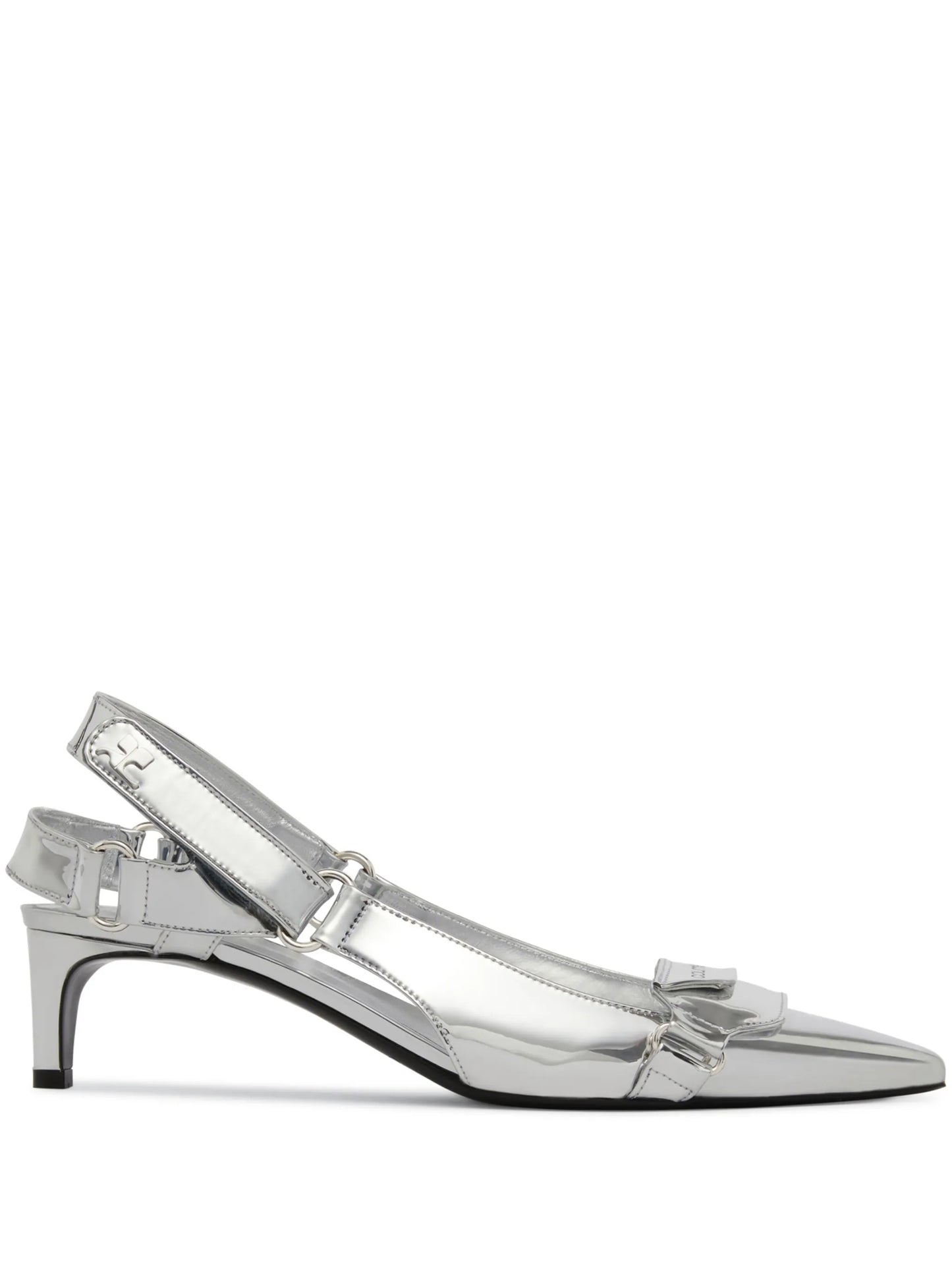 Racer 60mm mirrored pumps