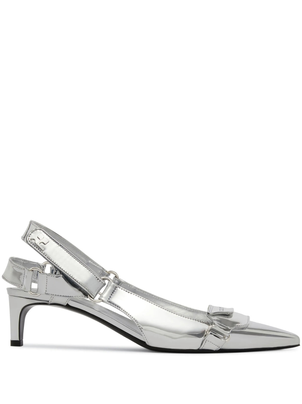 Racer 60mm mirrored pumps