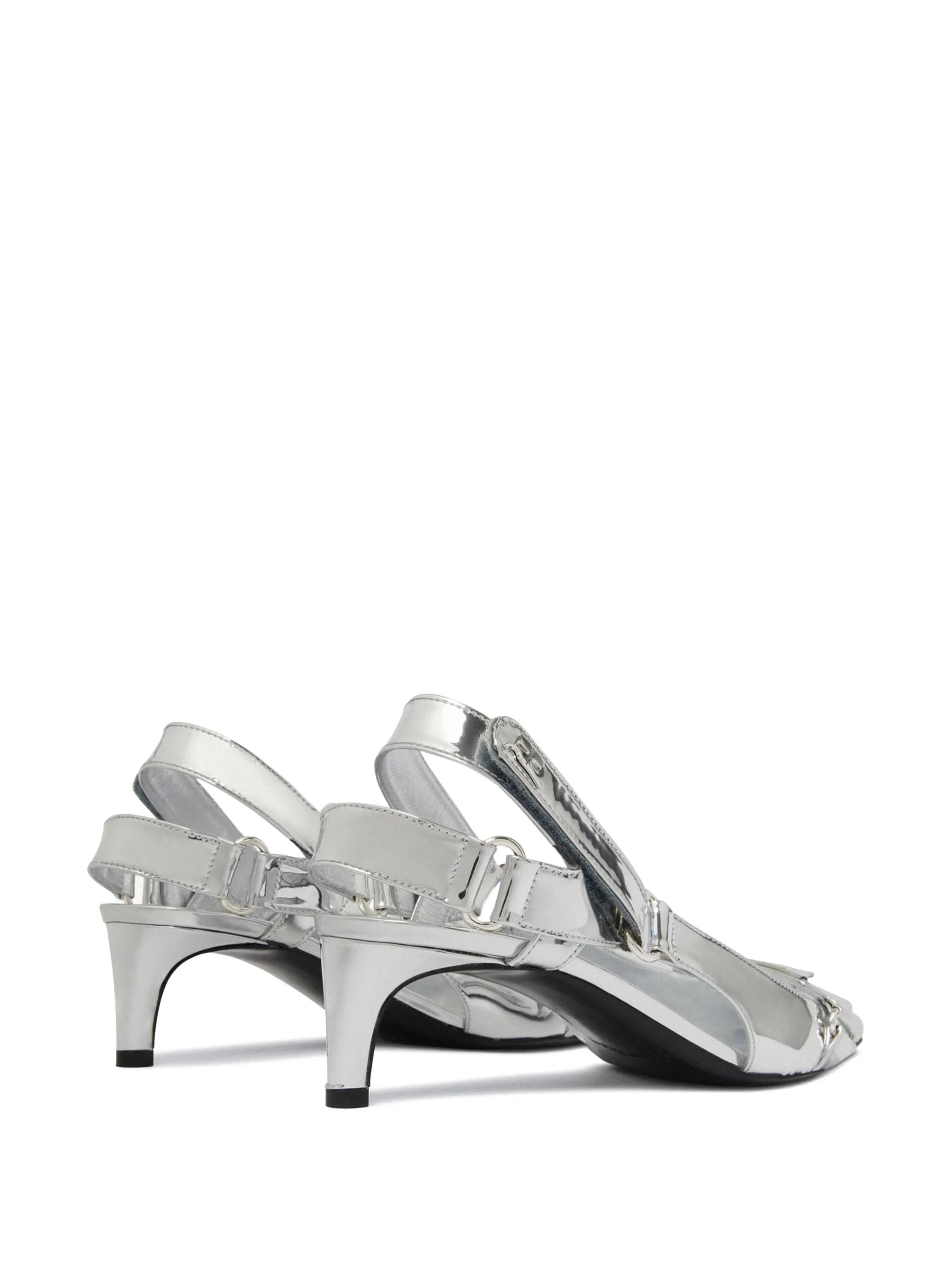 Racer 60mm mirrored pumps