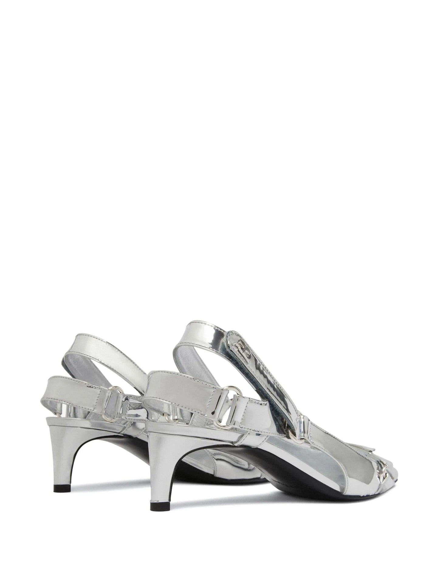 Racer 60mm mirrored pumps