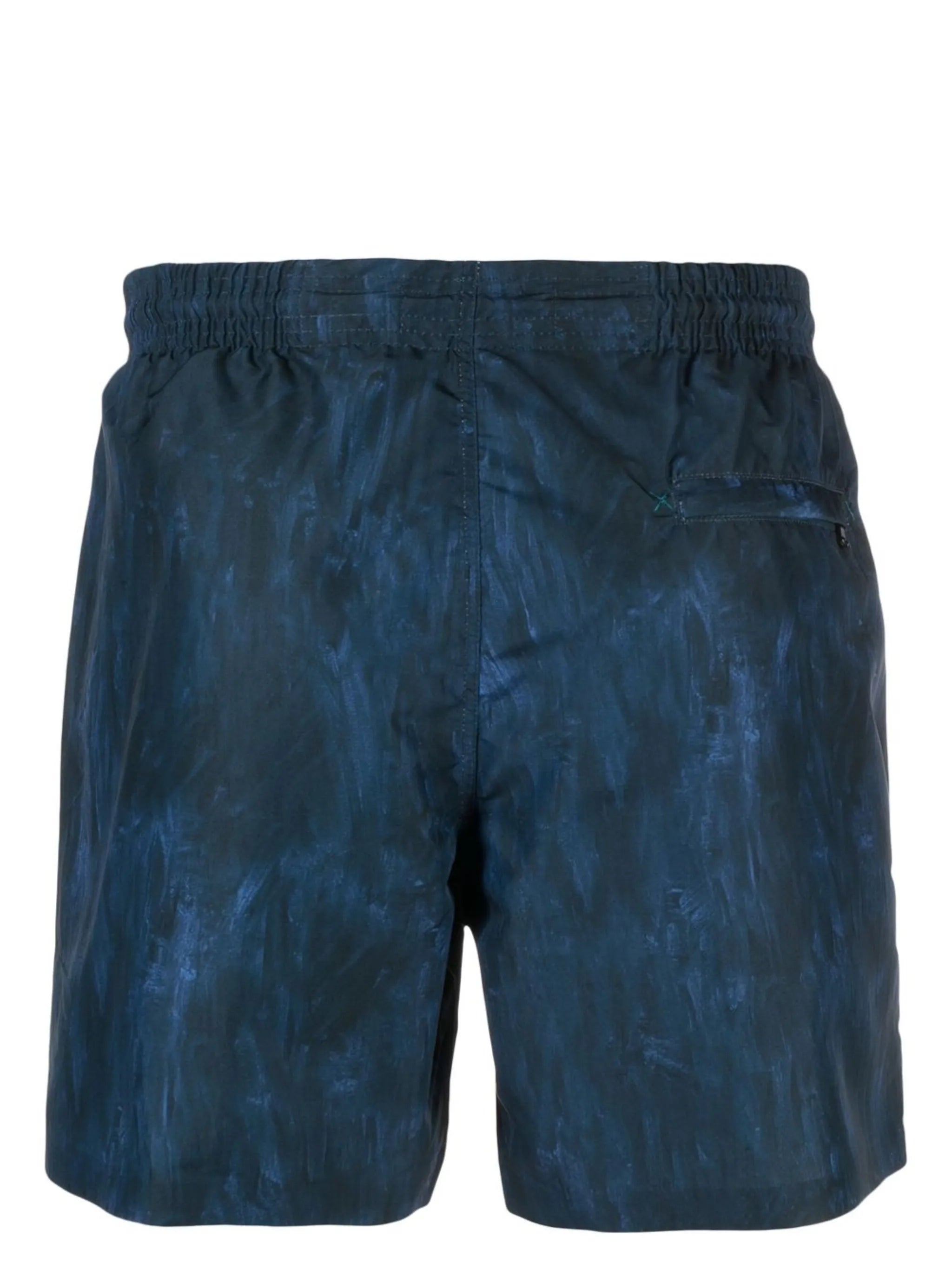 graphic print recycled swim shorts