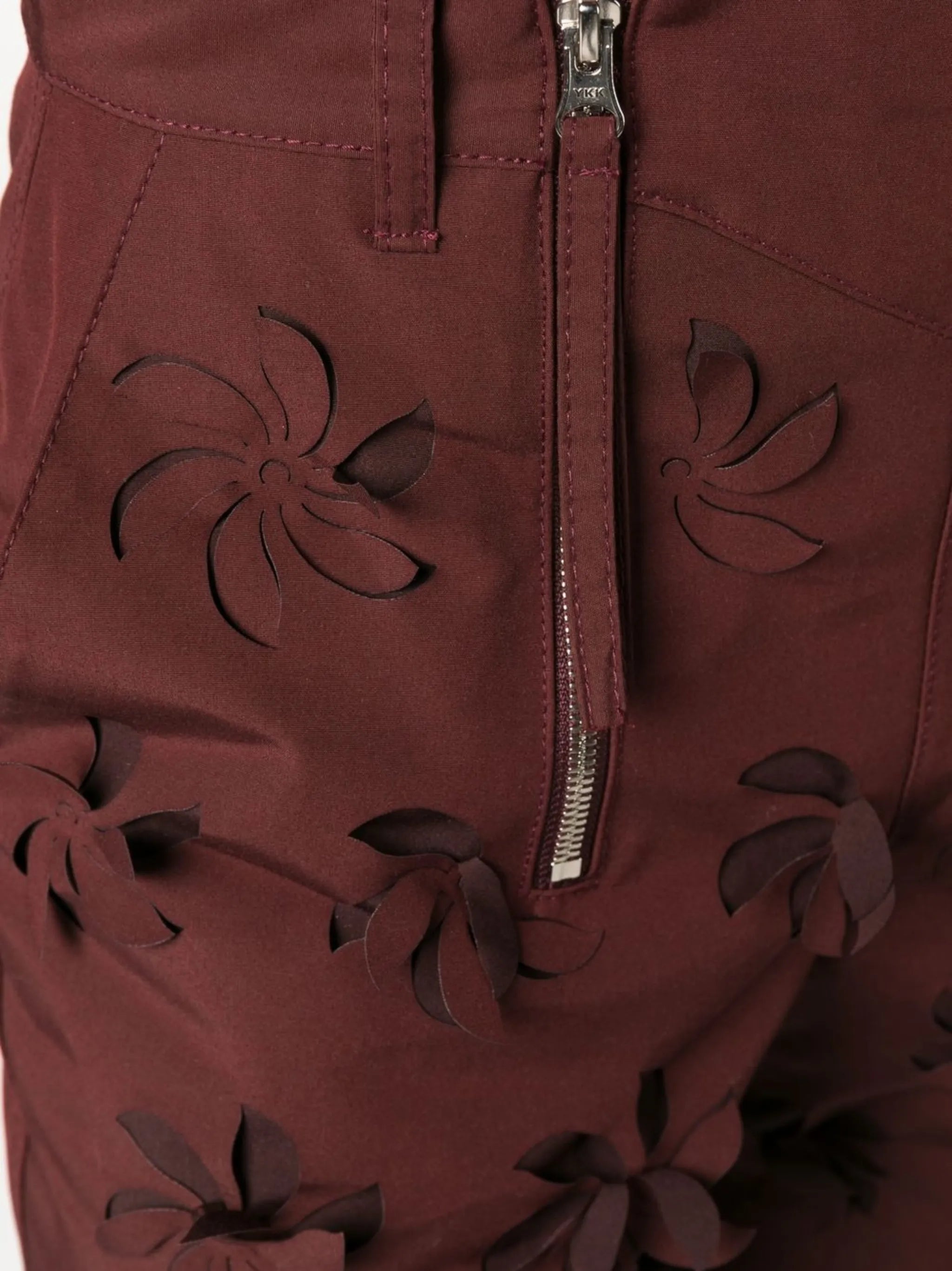 floral-appliqué Bermuda shorts
