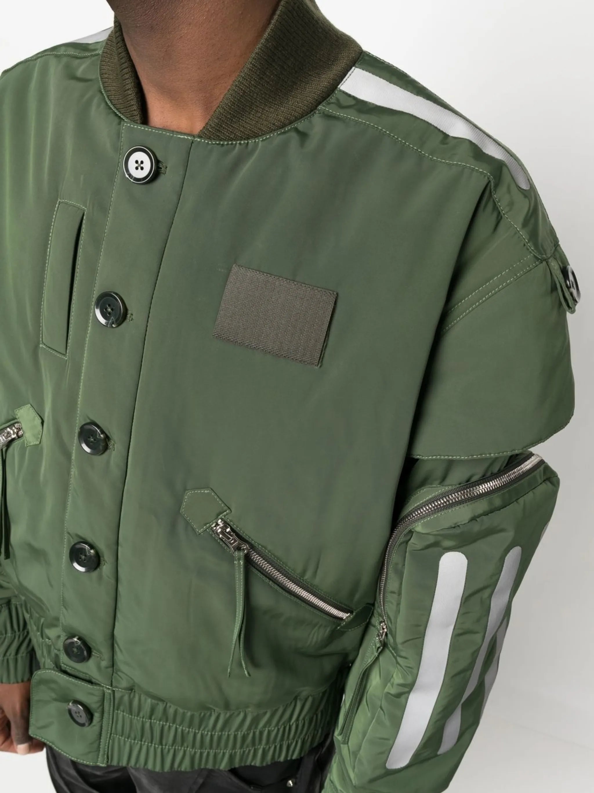 long-sleeve button down jacket