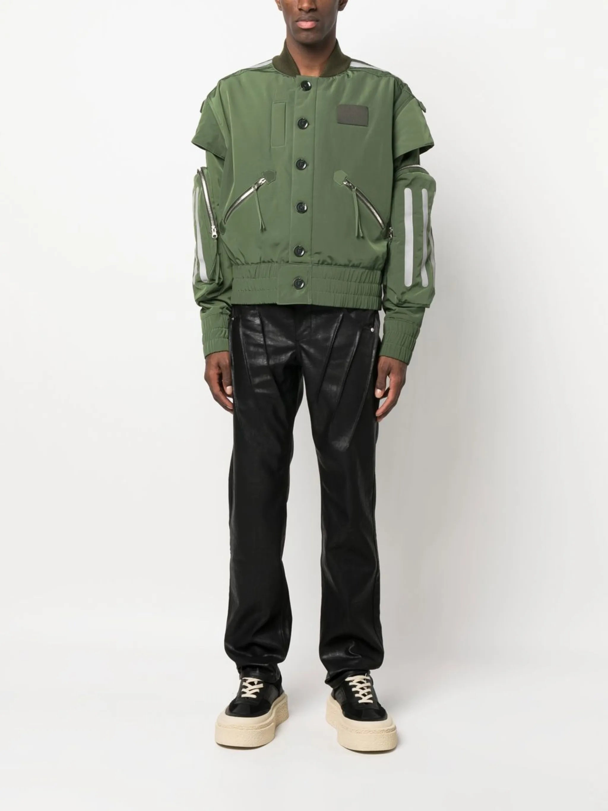 long-sleeve button down jacket