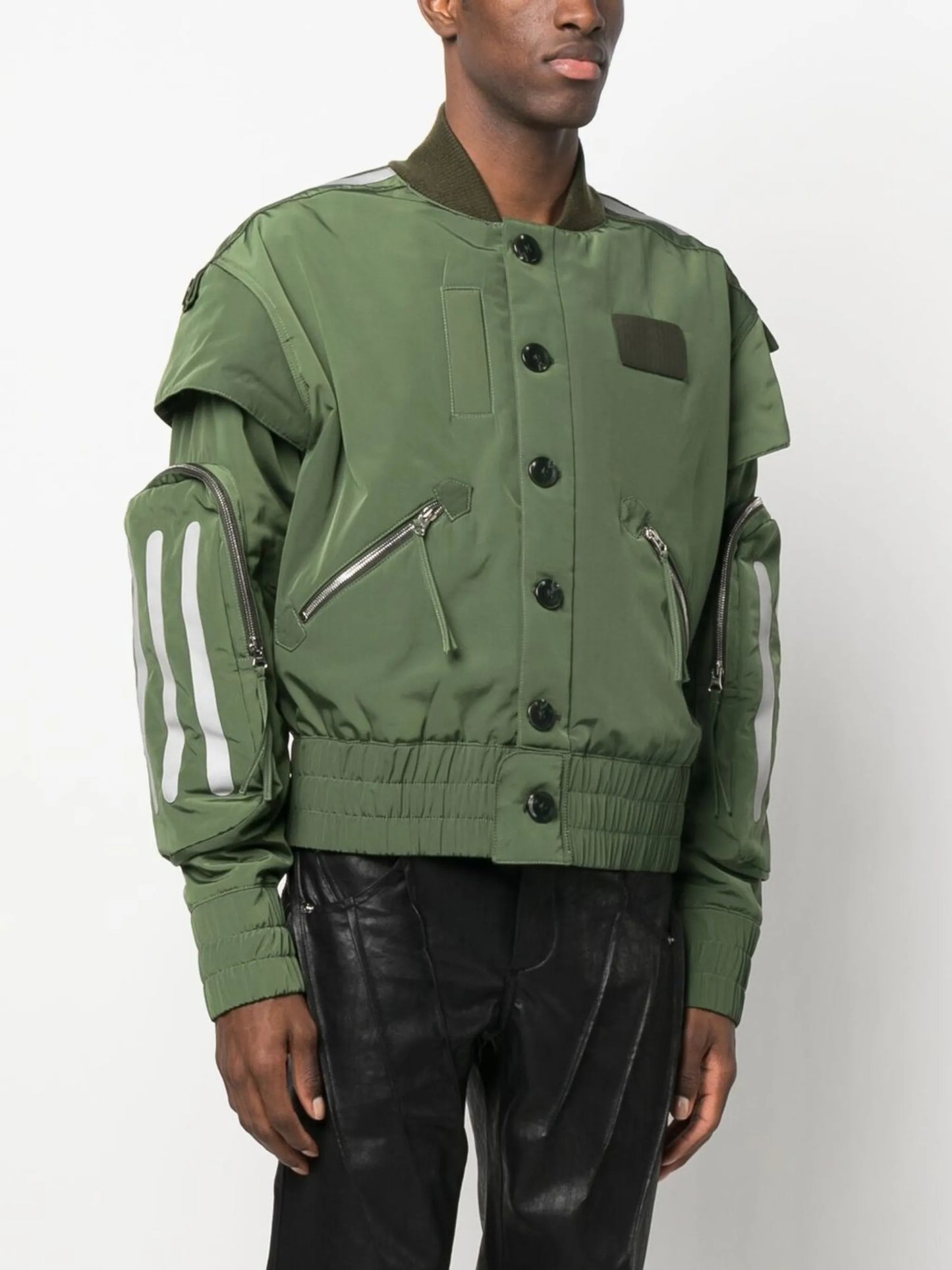 long-sleeve button down jacket