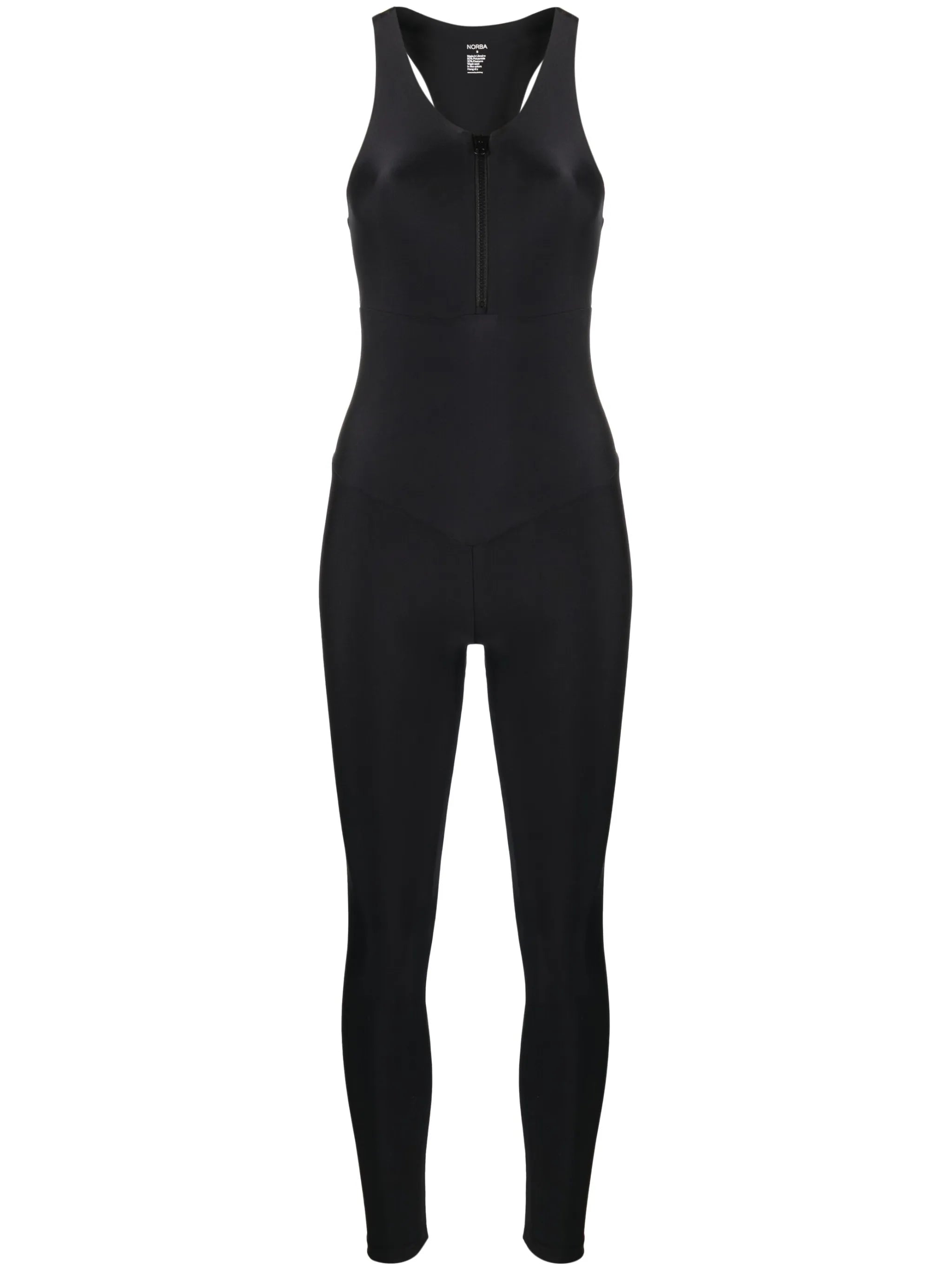 stretchy racerback-detail leotard