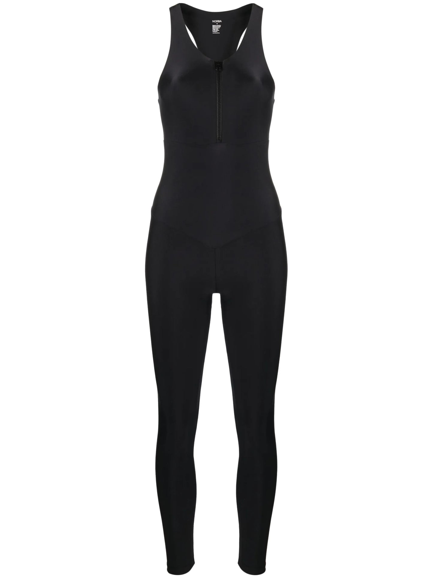 stretchy racerback-detail leotard