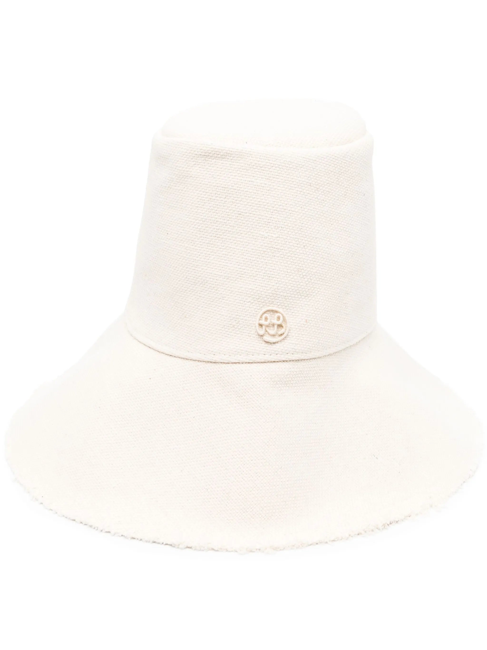 embroidered-logo detail sun hat