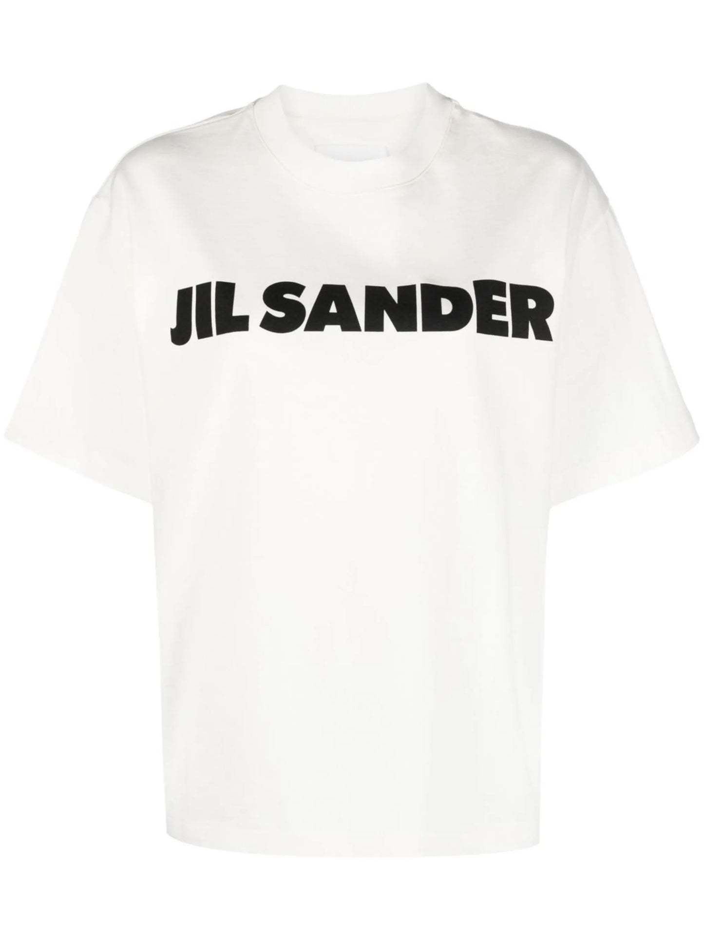 logo-print detail T-shirt