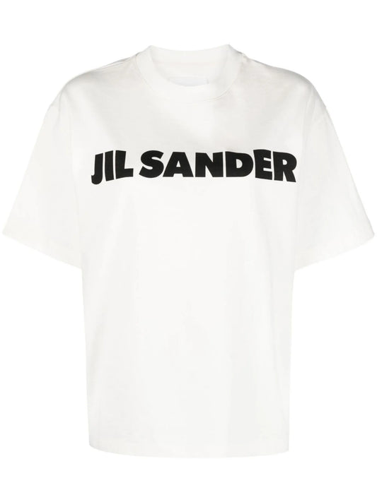 logo-print detail T-shirt