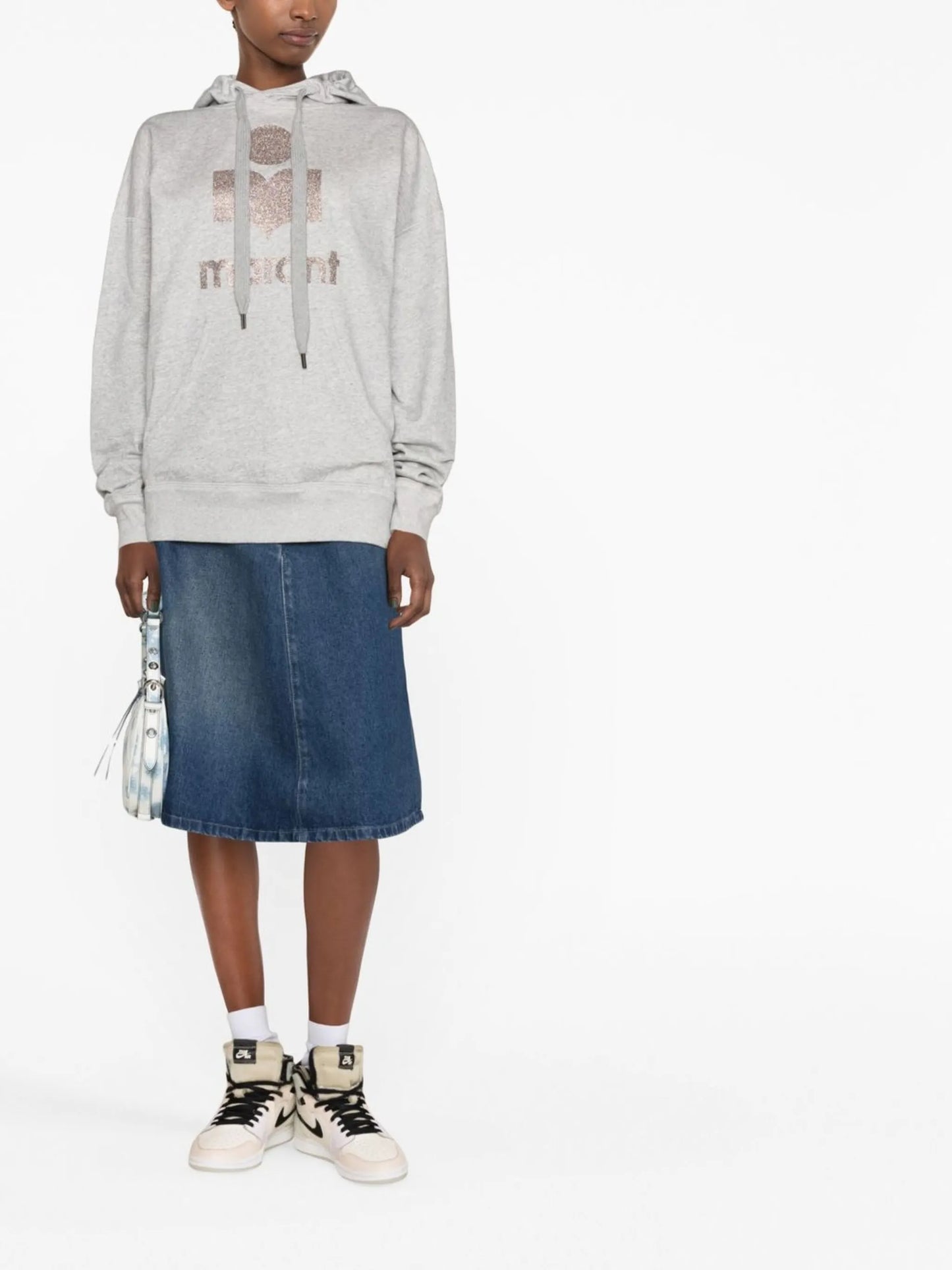 Mansel logo-print hoodie