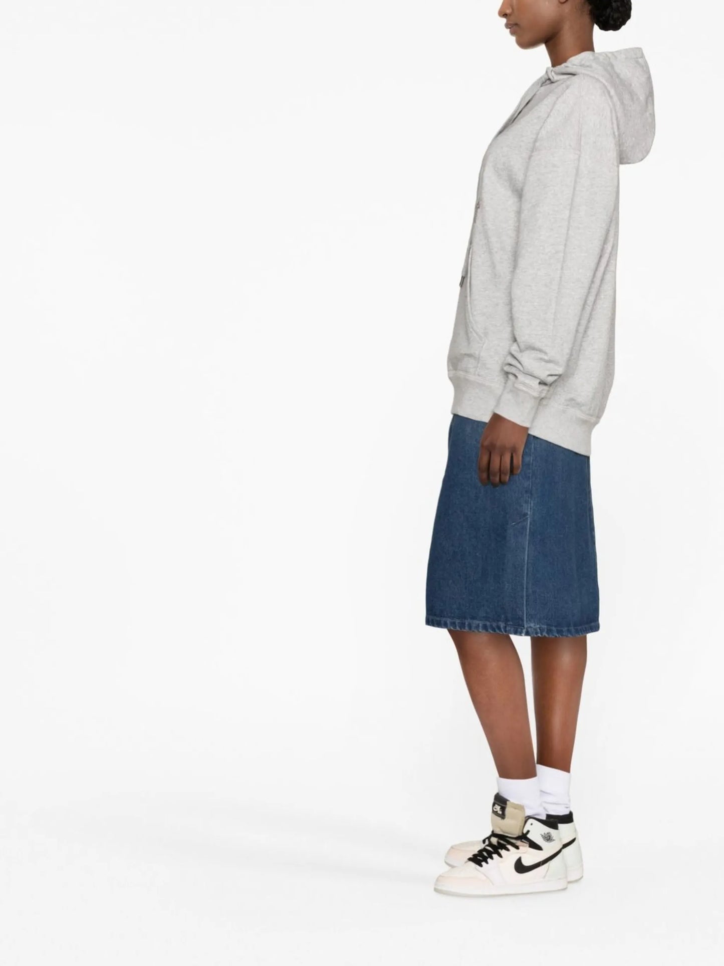 Mansel logo-print hoodie