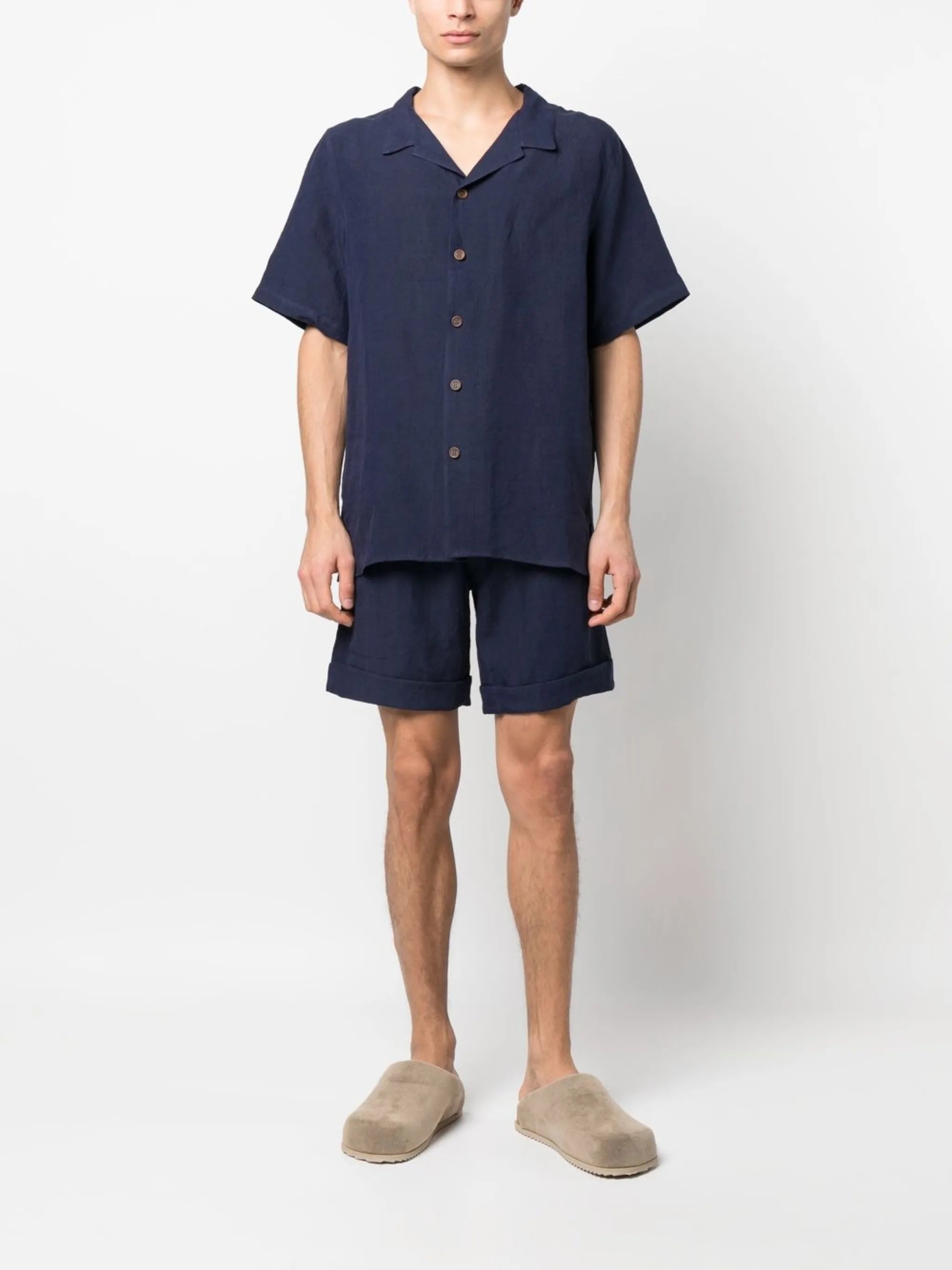lightweight linen shorts