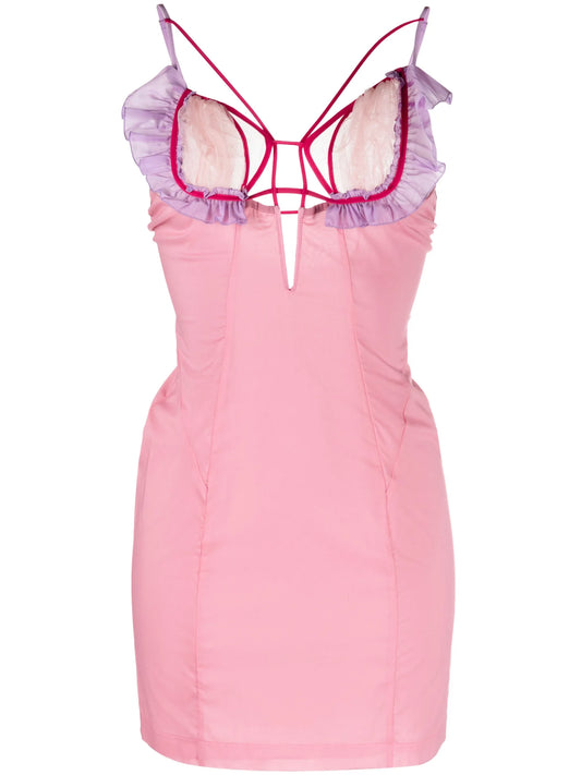 Amfar cut-out minidress