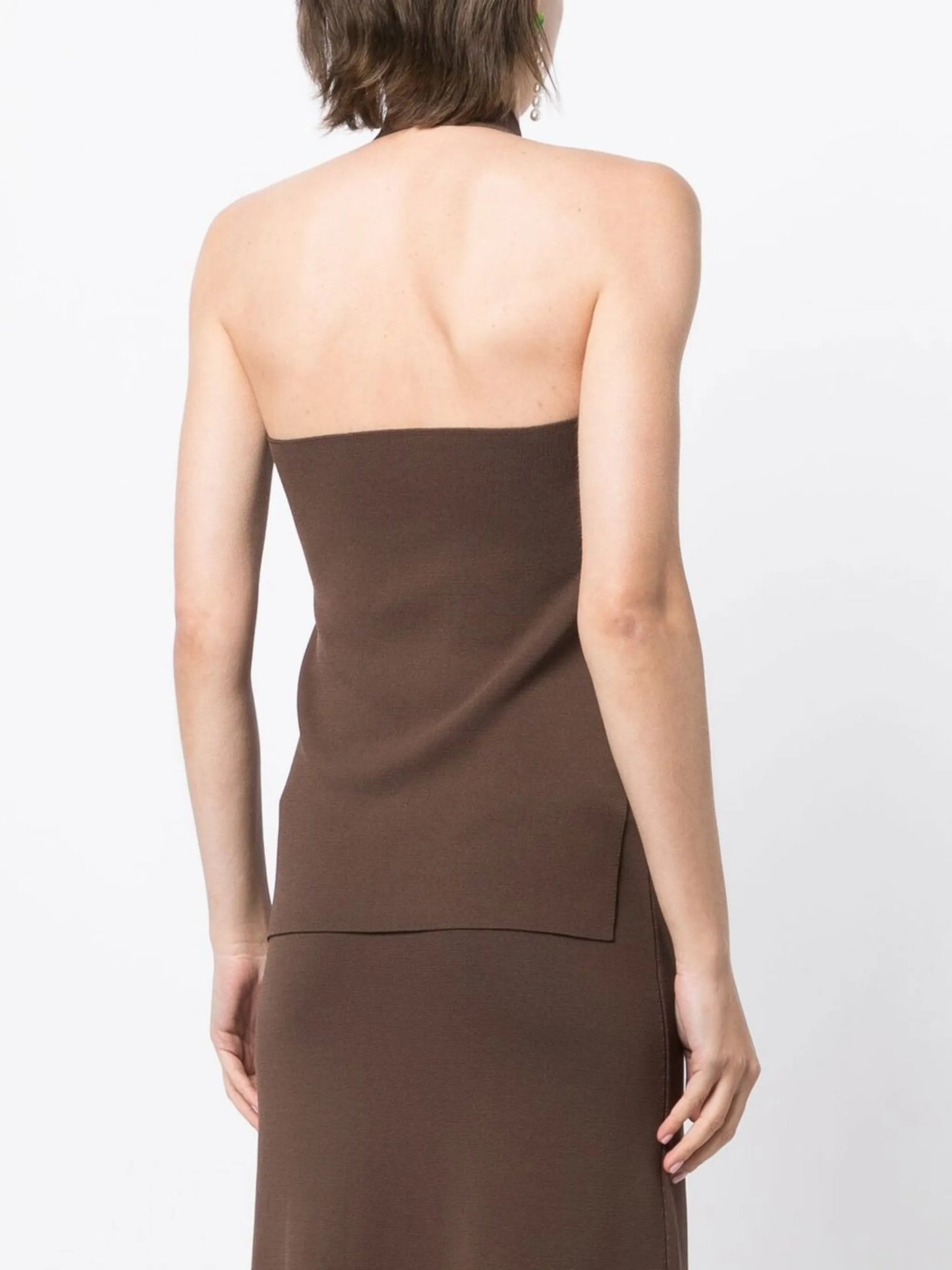 Aude asymmetrical tank top