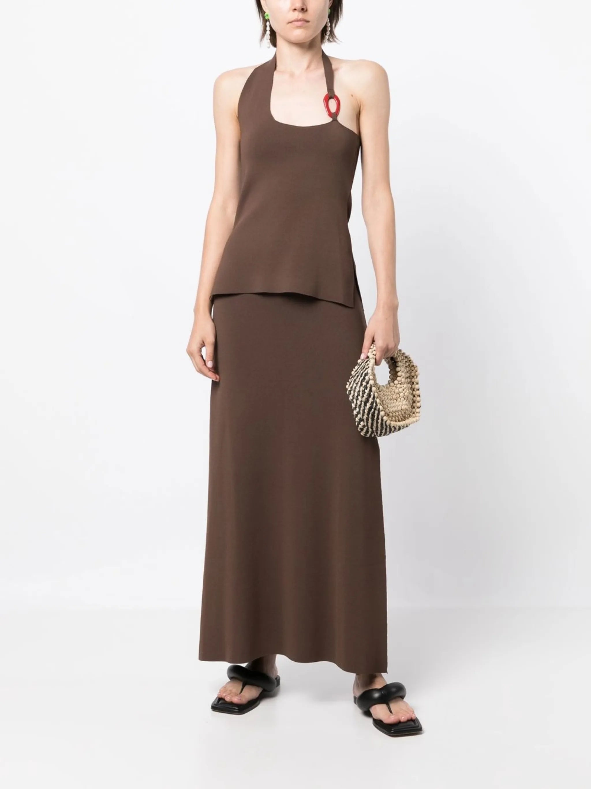 Aude asymmetrical tank top