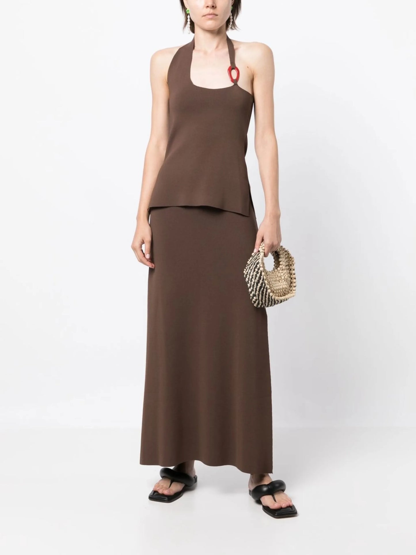 Aude asymmetrical tank top