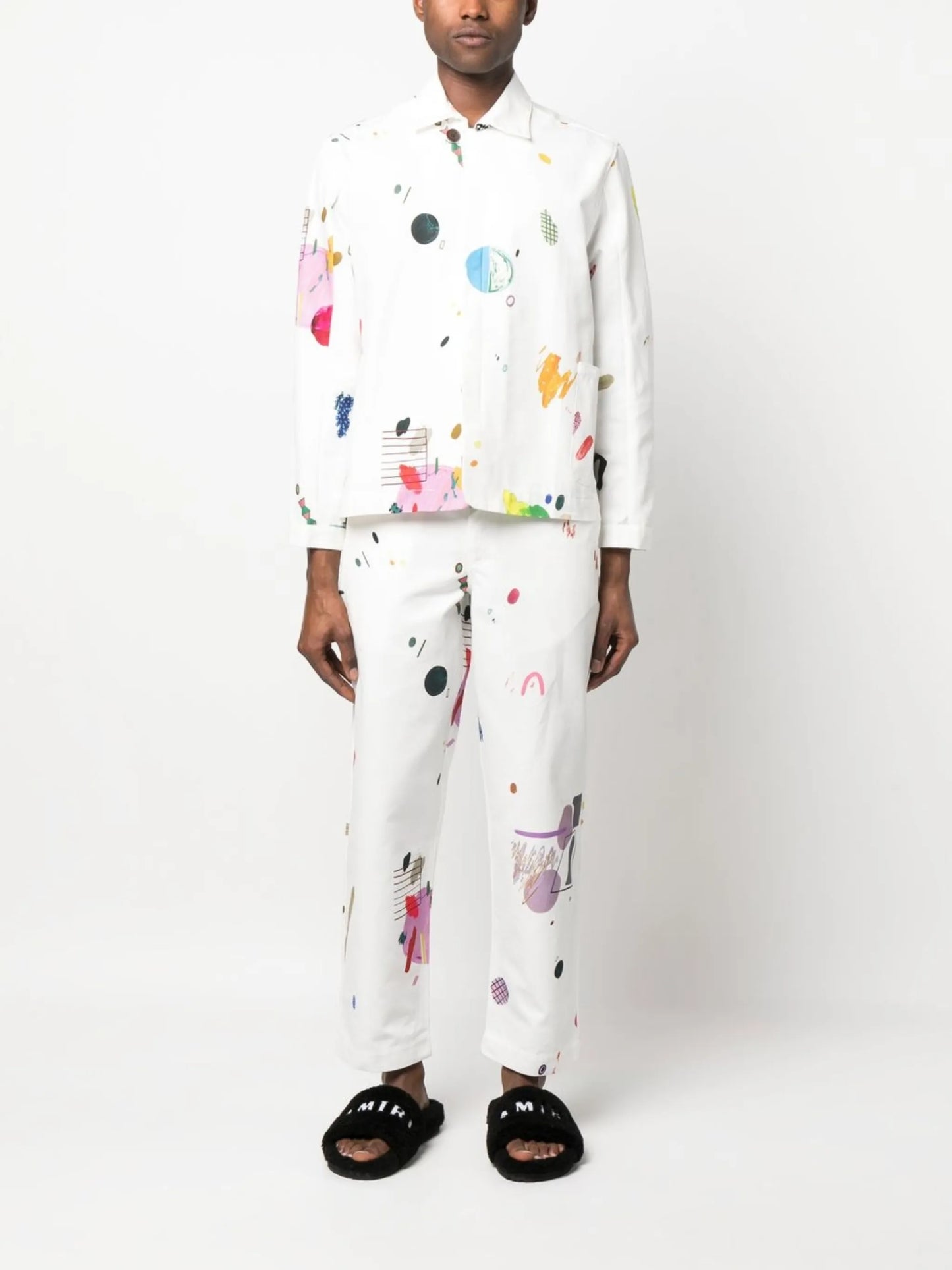 Artists straight-leg trousers