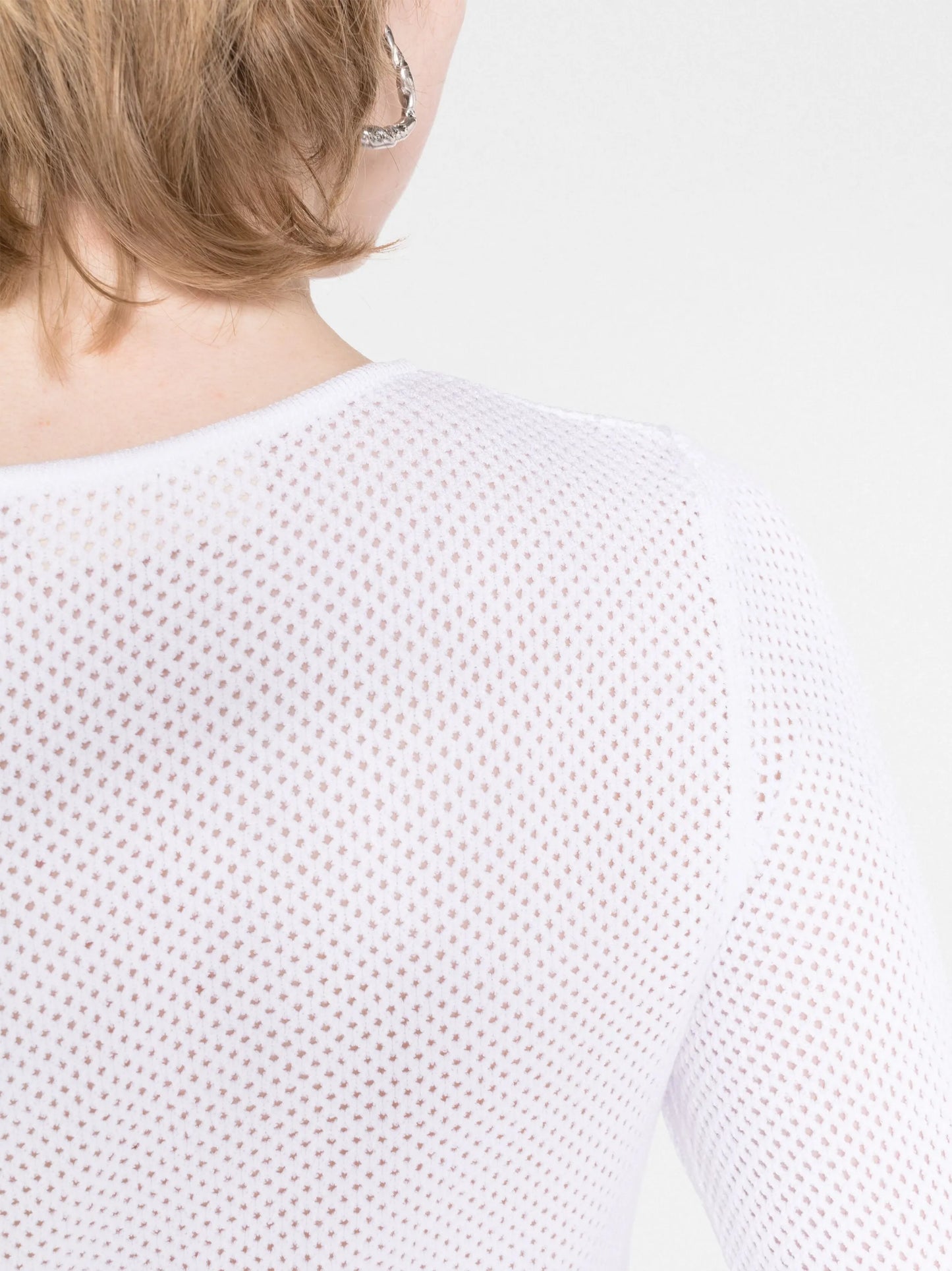 crochet-knit wrap top