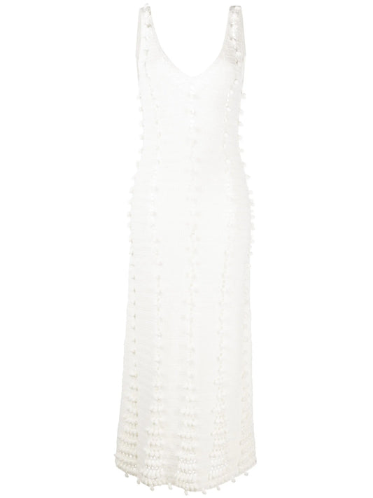 crochet-knit dress