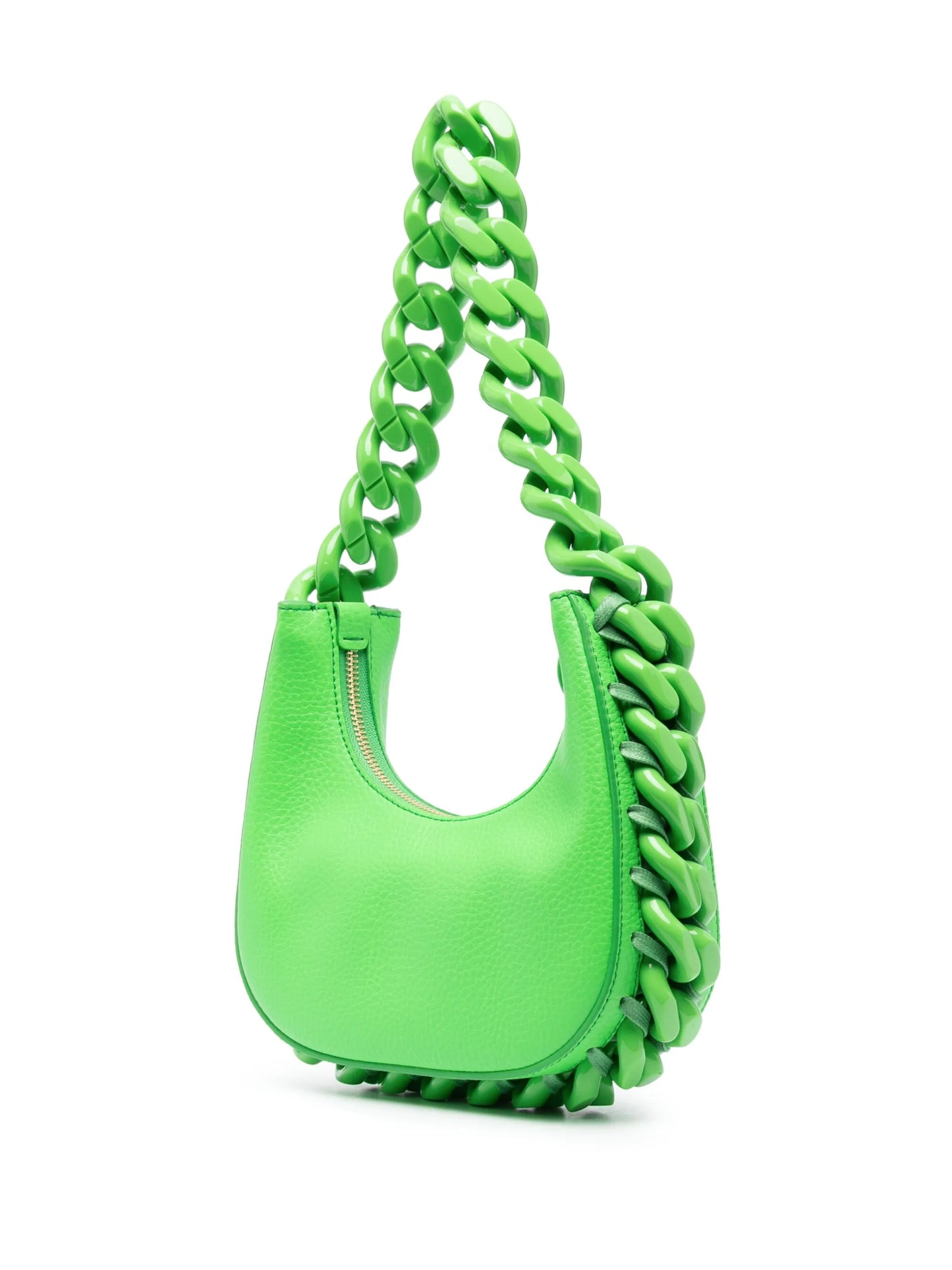 Frayme chain-detail faux-leather shoulder bag
