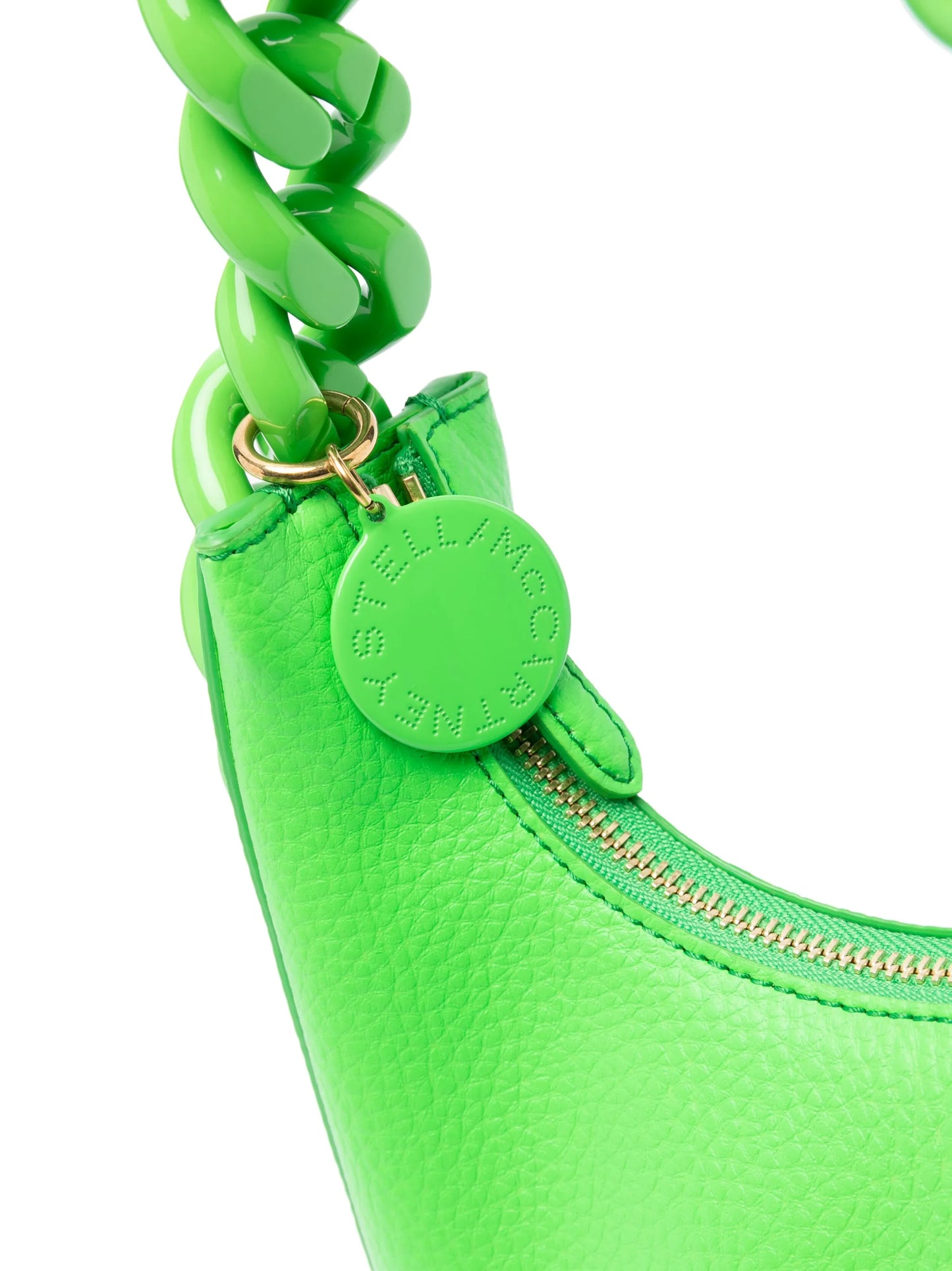 Frayme chain-detail faux-leather shoulder bag