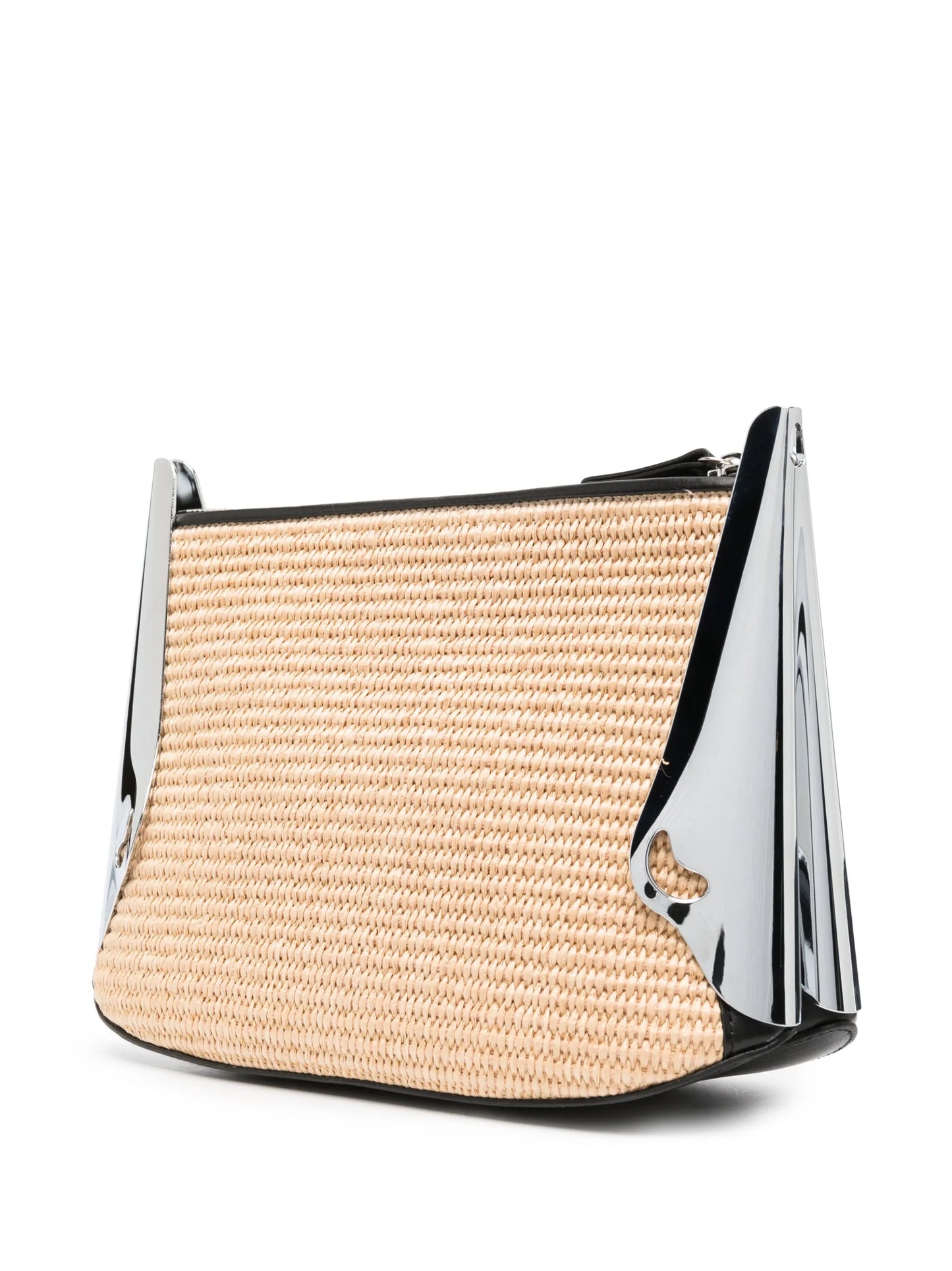 woven-raffia shoulder bag