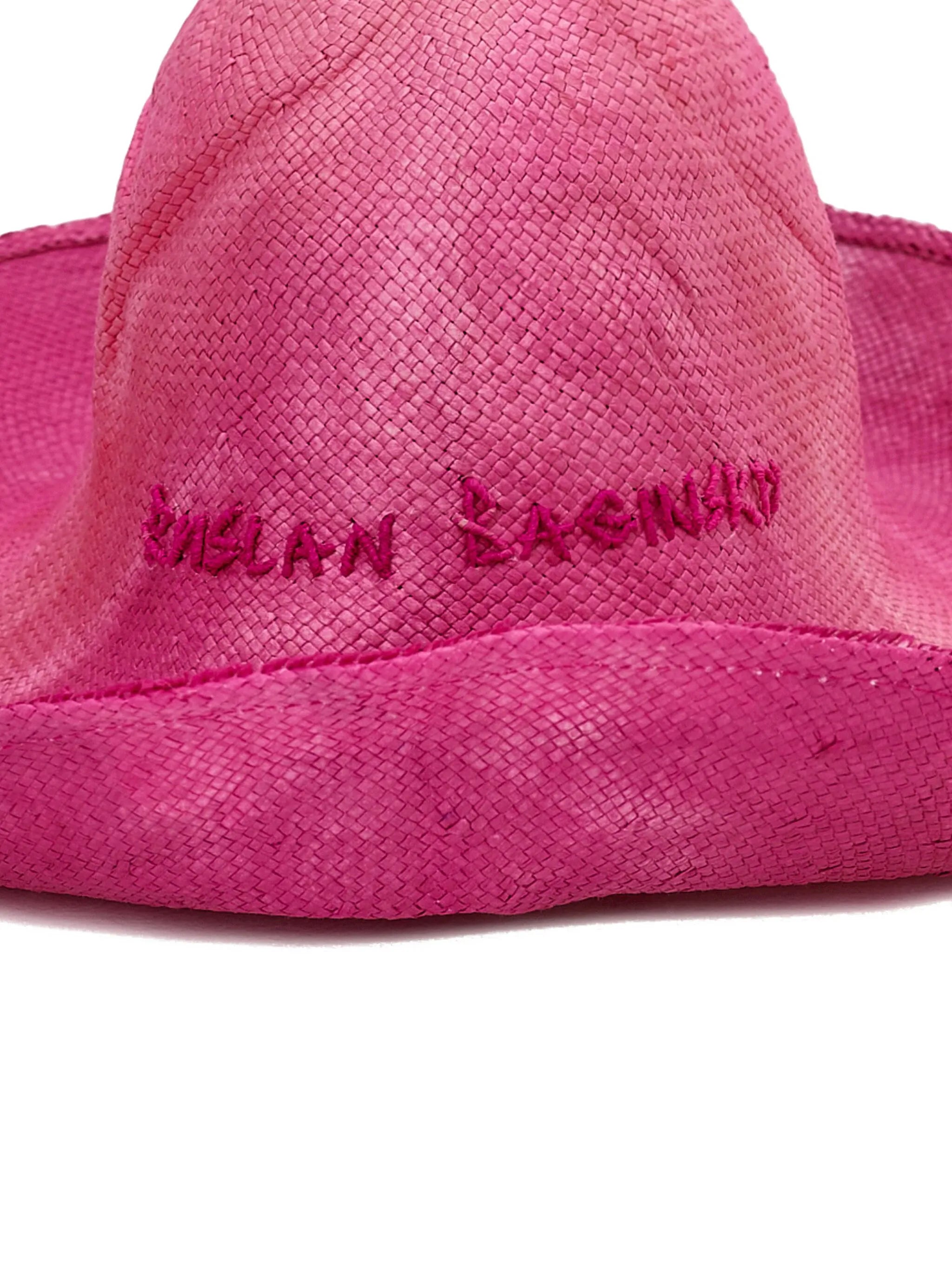 tie-dye print logo sun hat