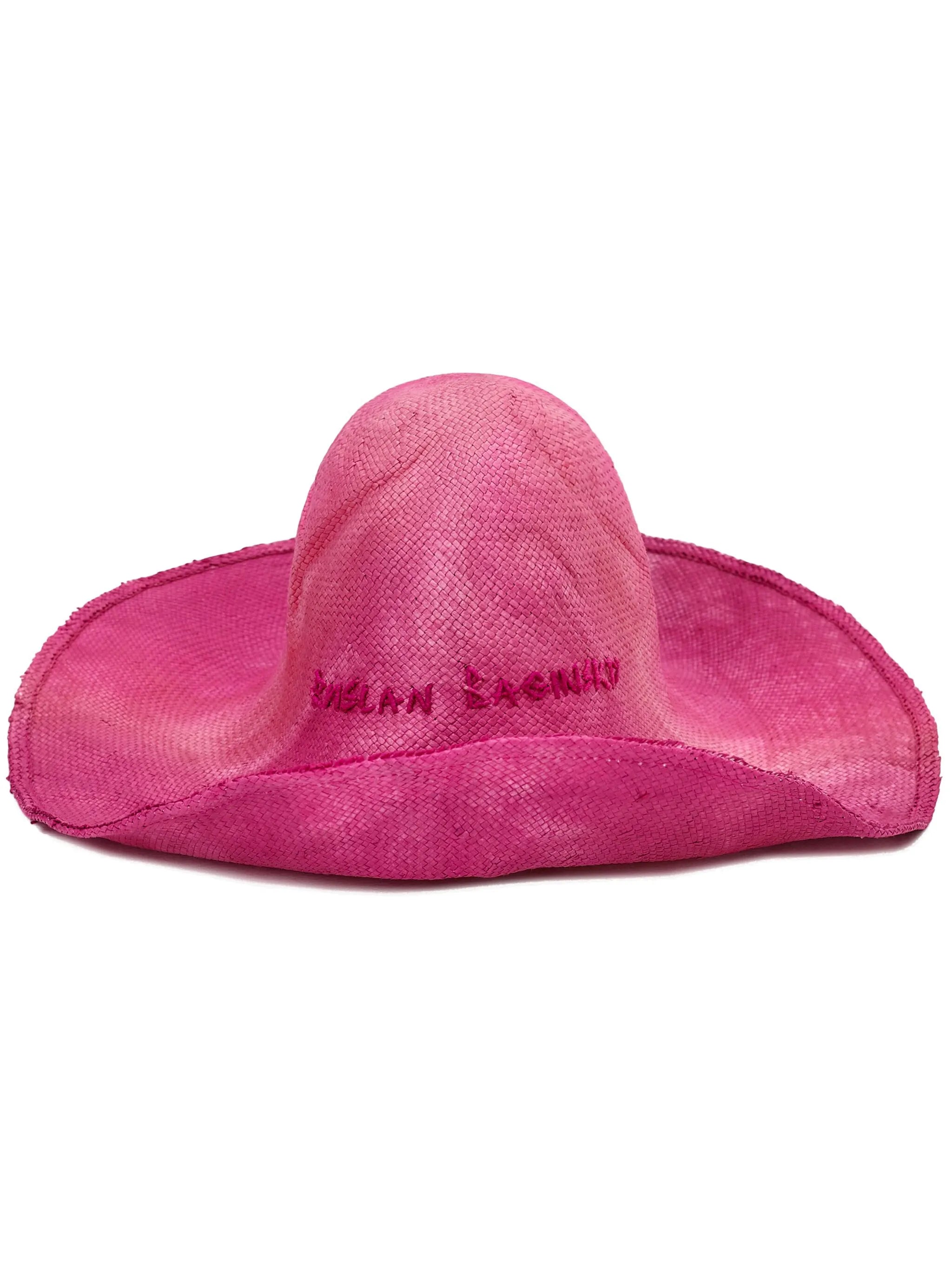 tie-dye print logo sun hat