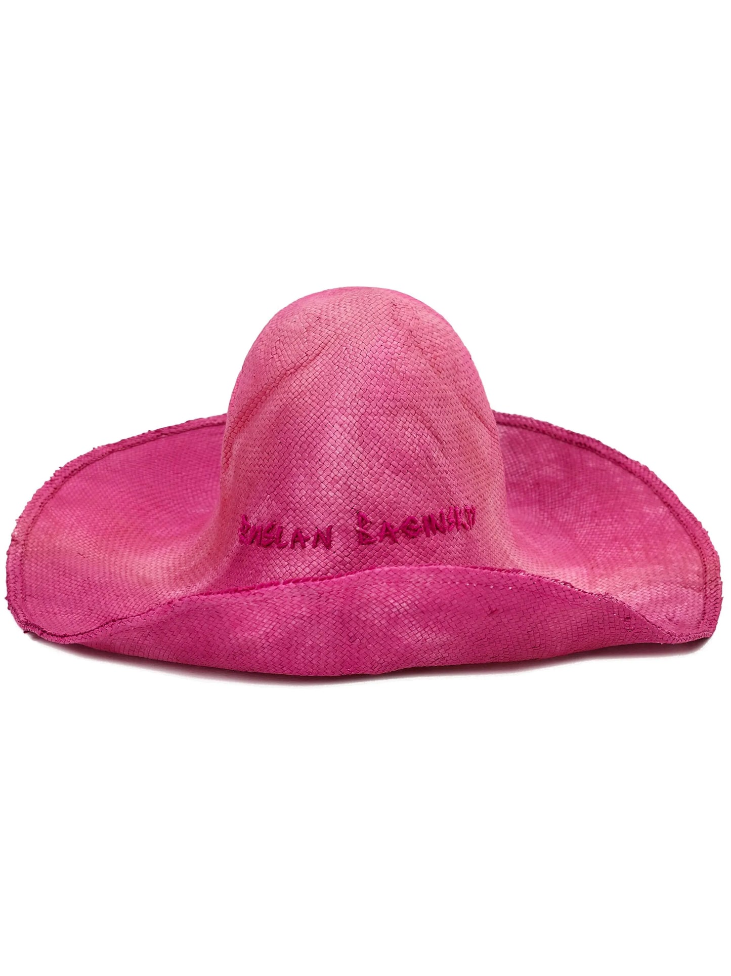 tie-dye print logo sun hat