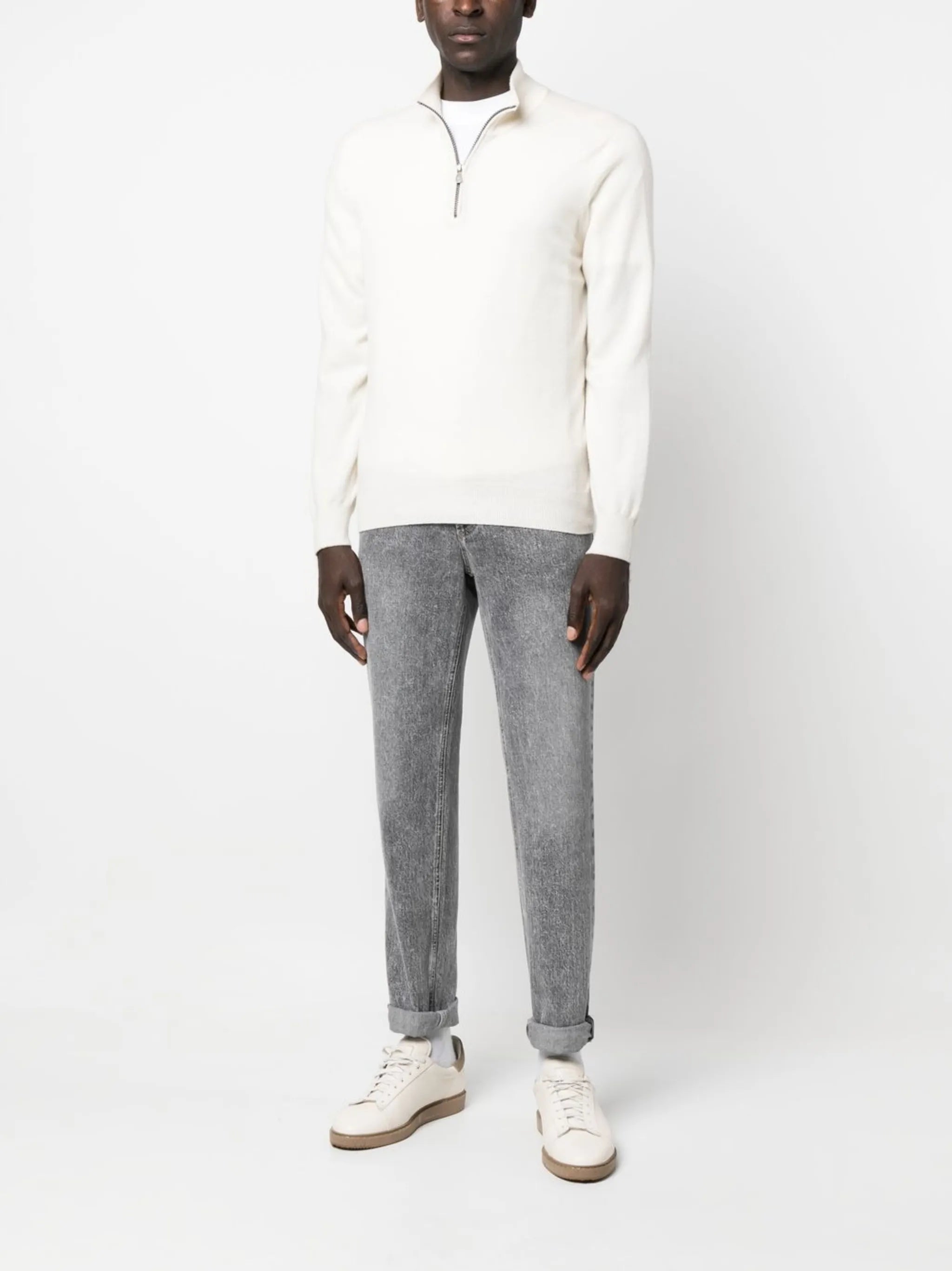 straight-leg jeans