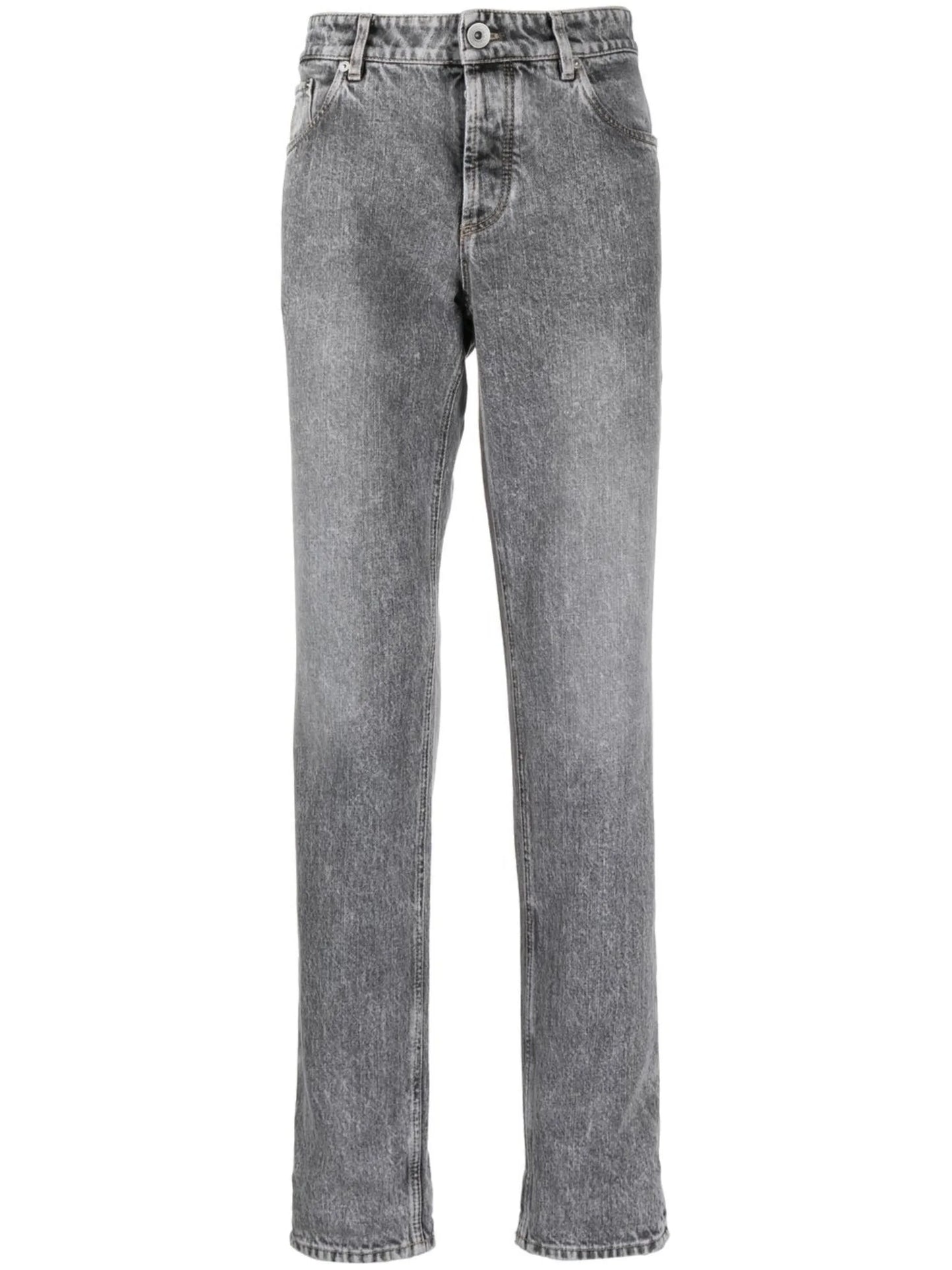 straight-leg jeans