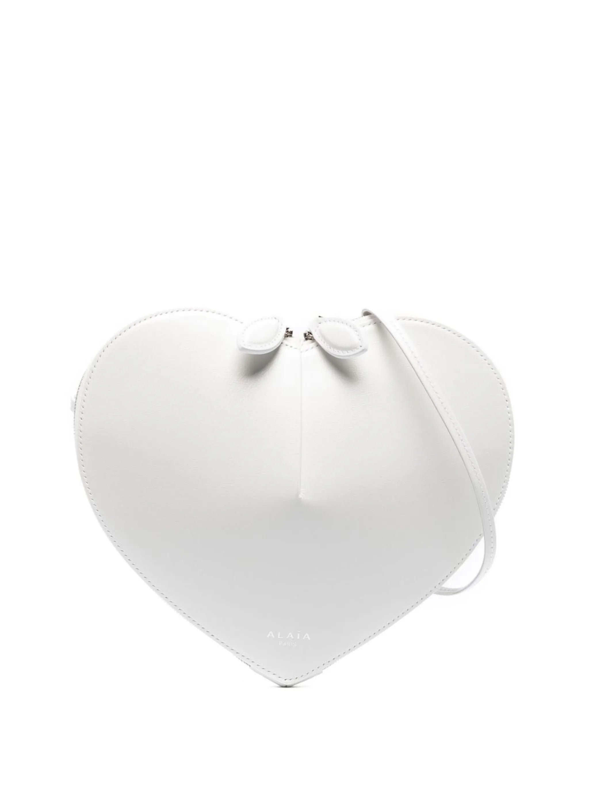 heart-shaped satchel bag