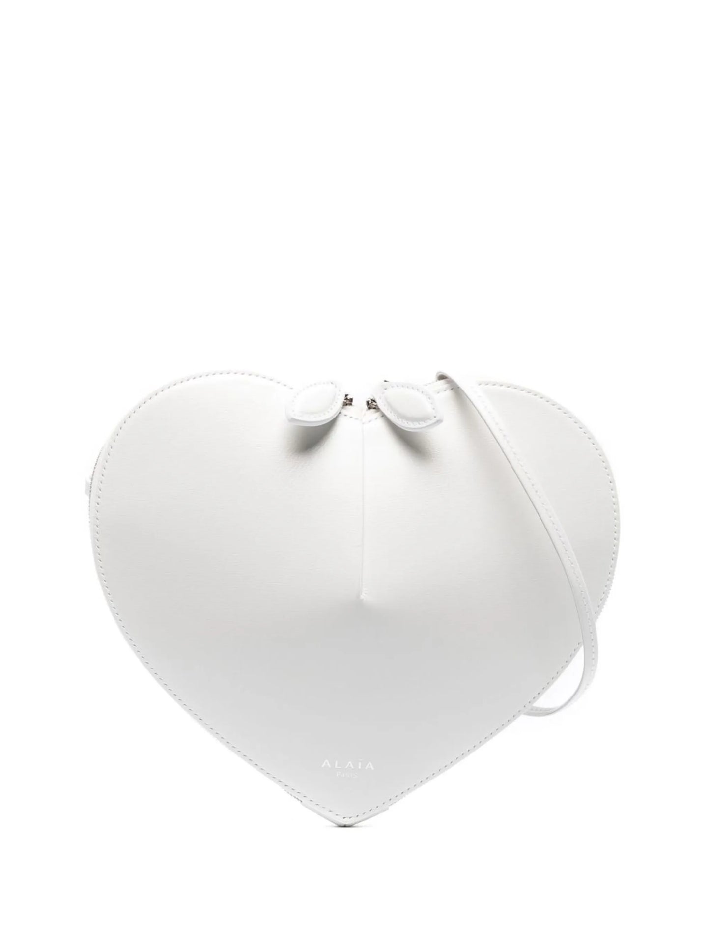 heart-shaped satchel bag